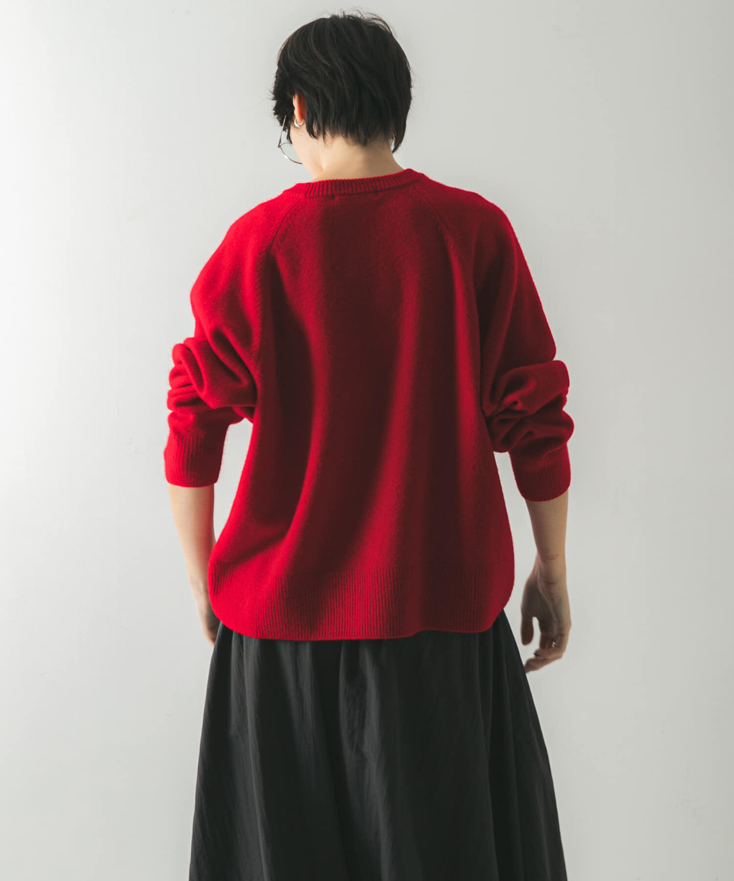 URBAN RESEARCH「カシミヤ強縮クルーネックニット」|ニット・セーター|