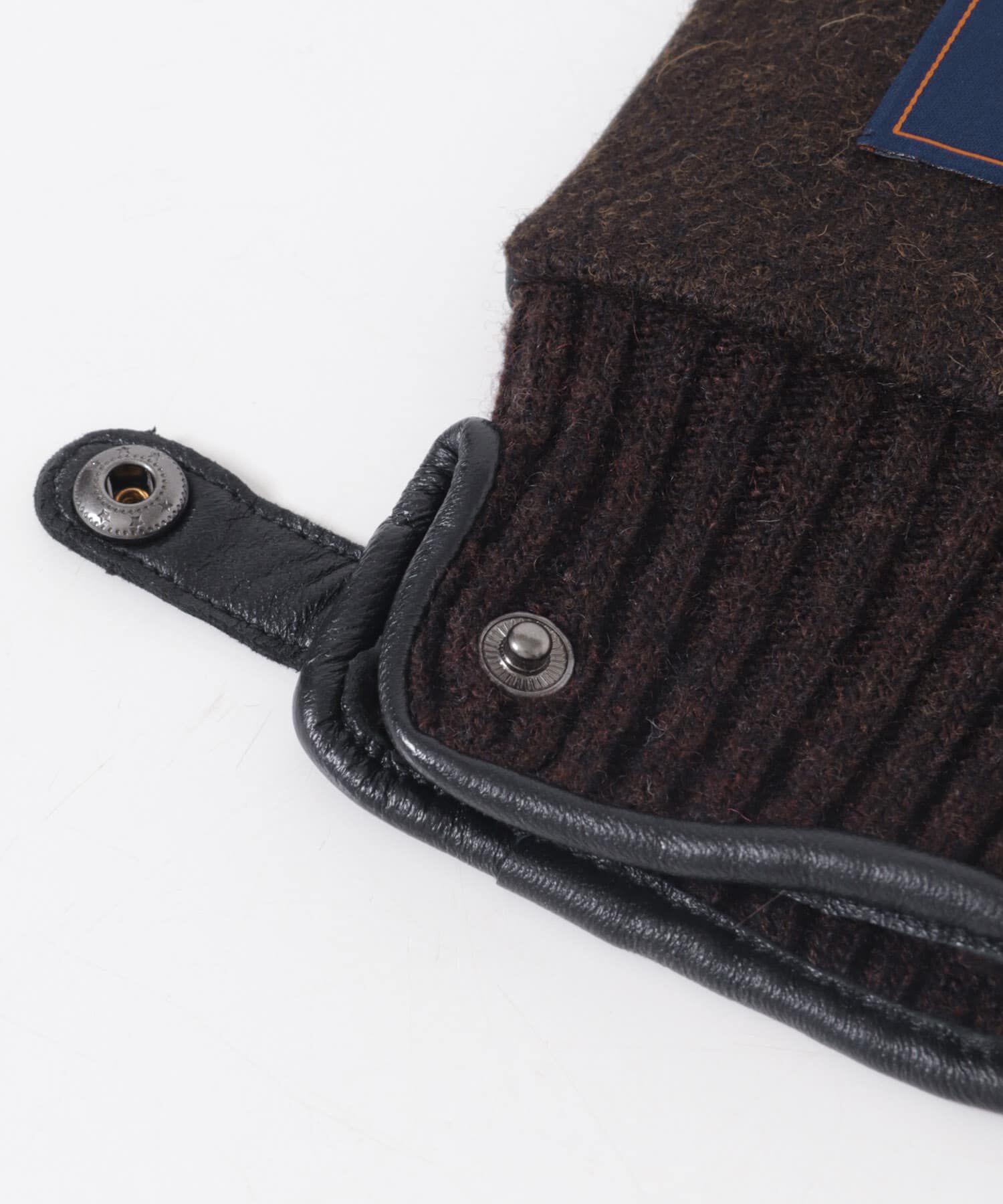 URBAN RESEARCH DOORS「MOONツイードレザーグローブ」|手袋|