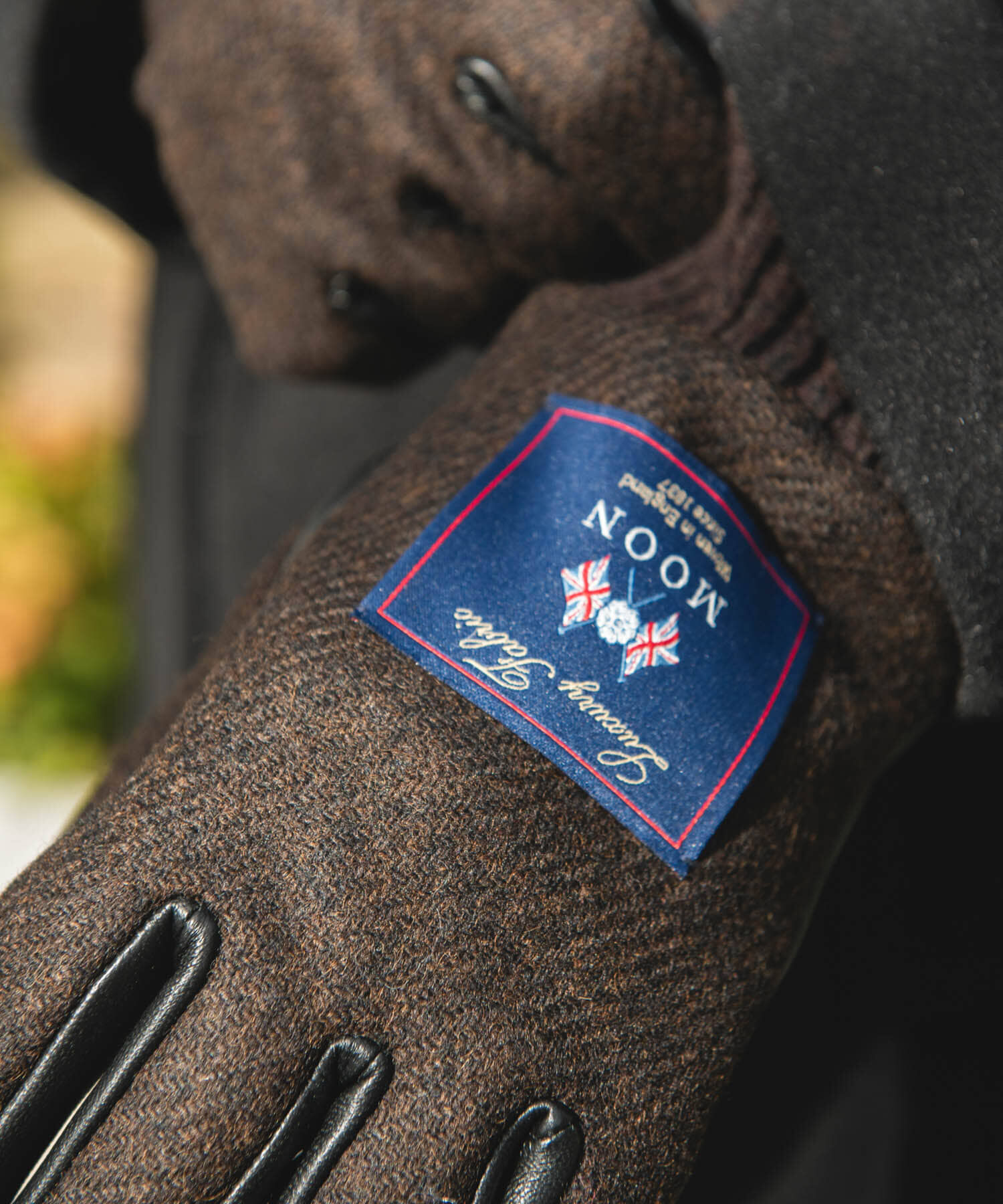 URBAN RESEARCH DOORS「MOONツイードレザーグローブ」|手袋|