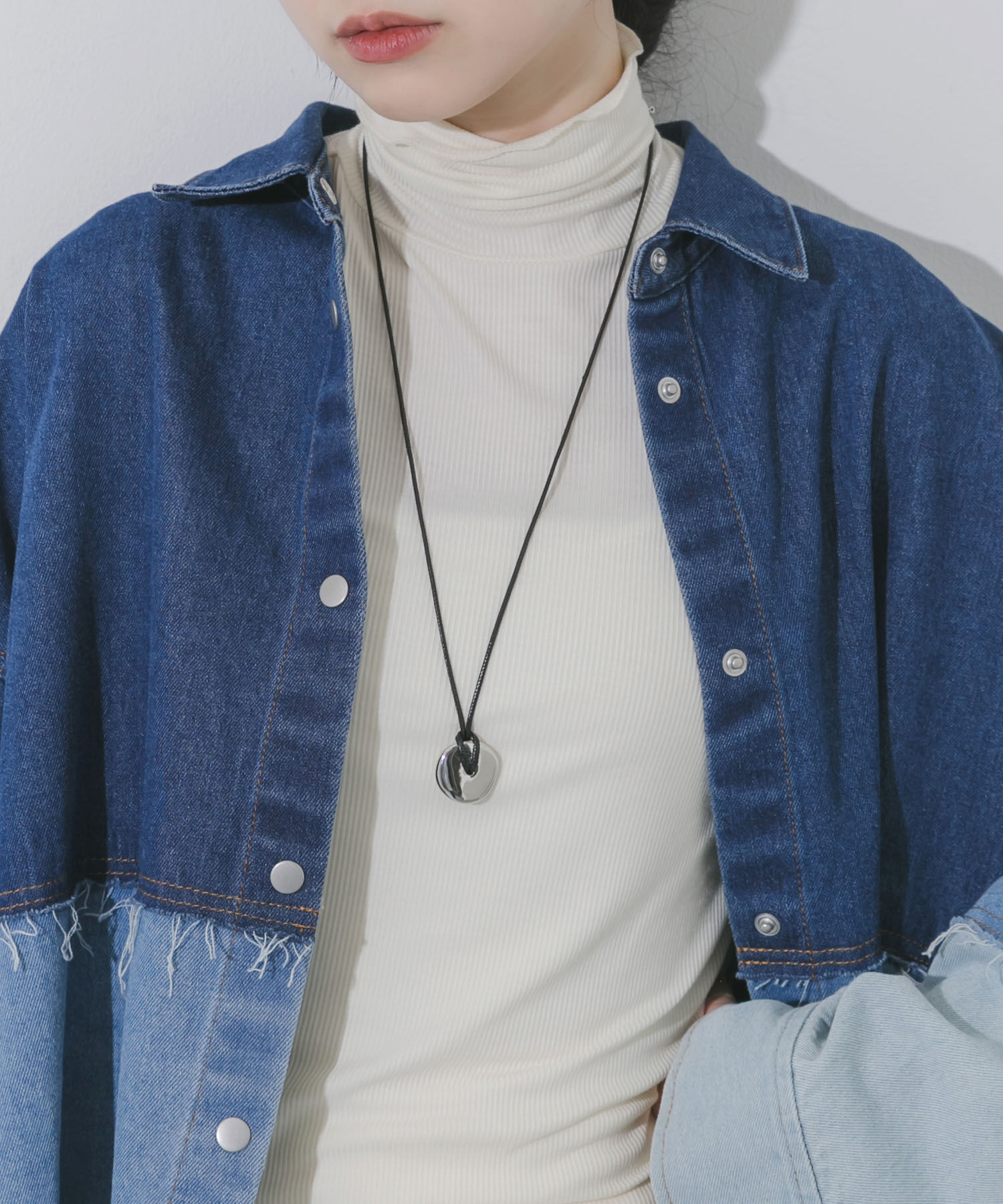 SMELLY「メタルラウンドコードネックレス」|ネックレス|