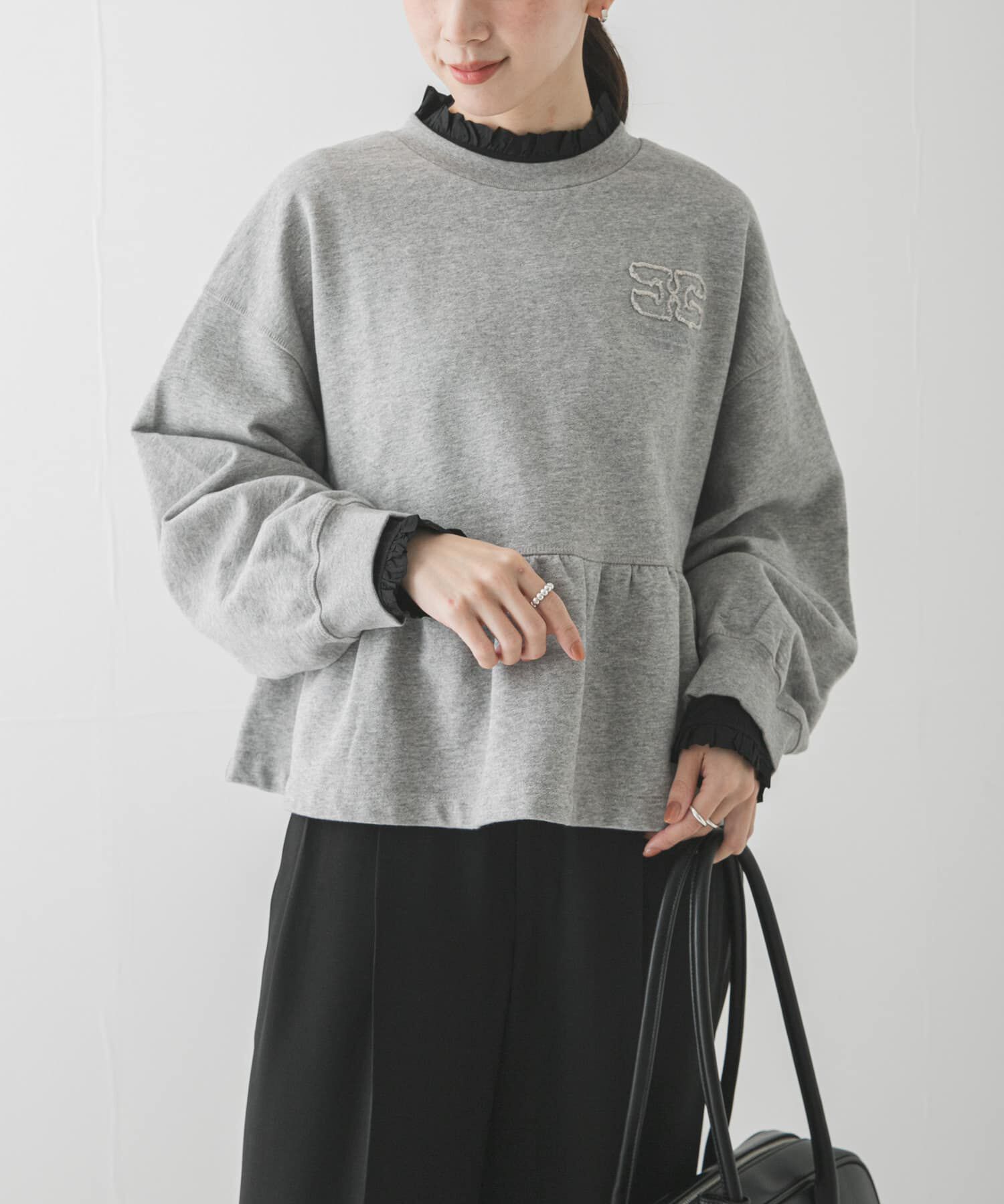 URBAN RESEARCH「フリルデザインシアーカットソー」|Tシャツ・カットソー|