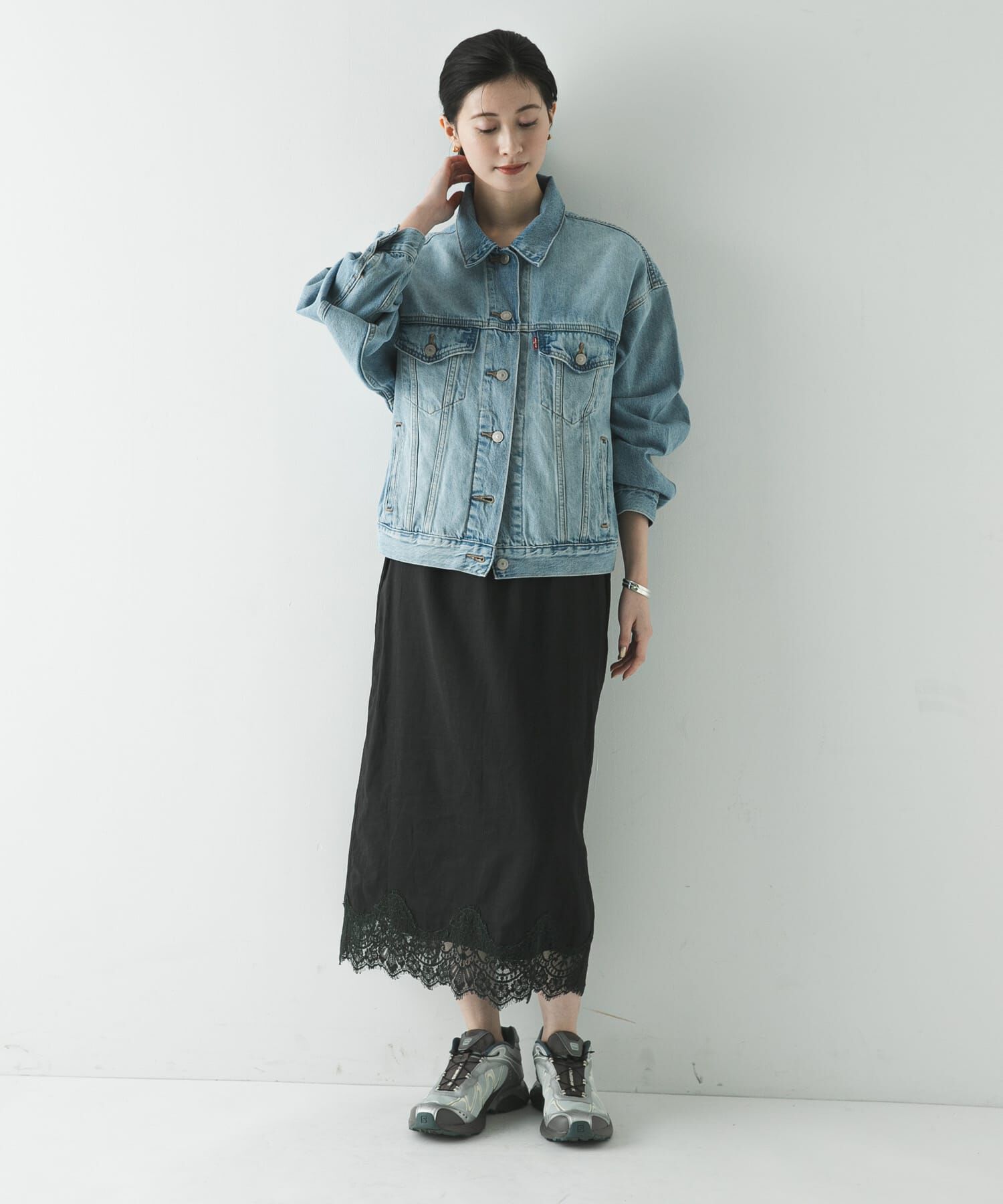 URBAN RESEARCH「レースシアースカート」|スカート|