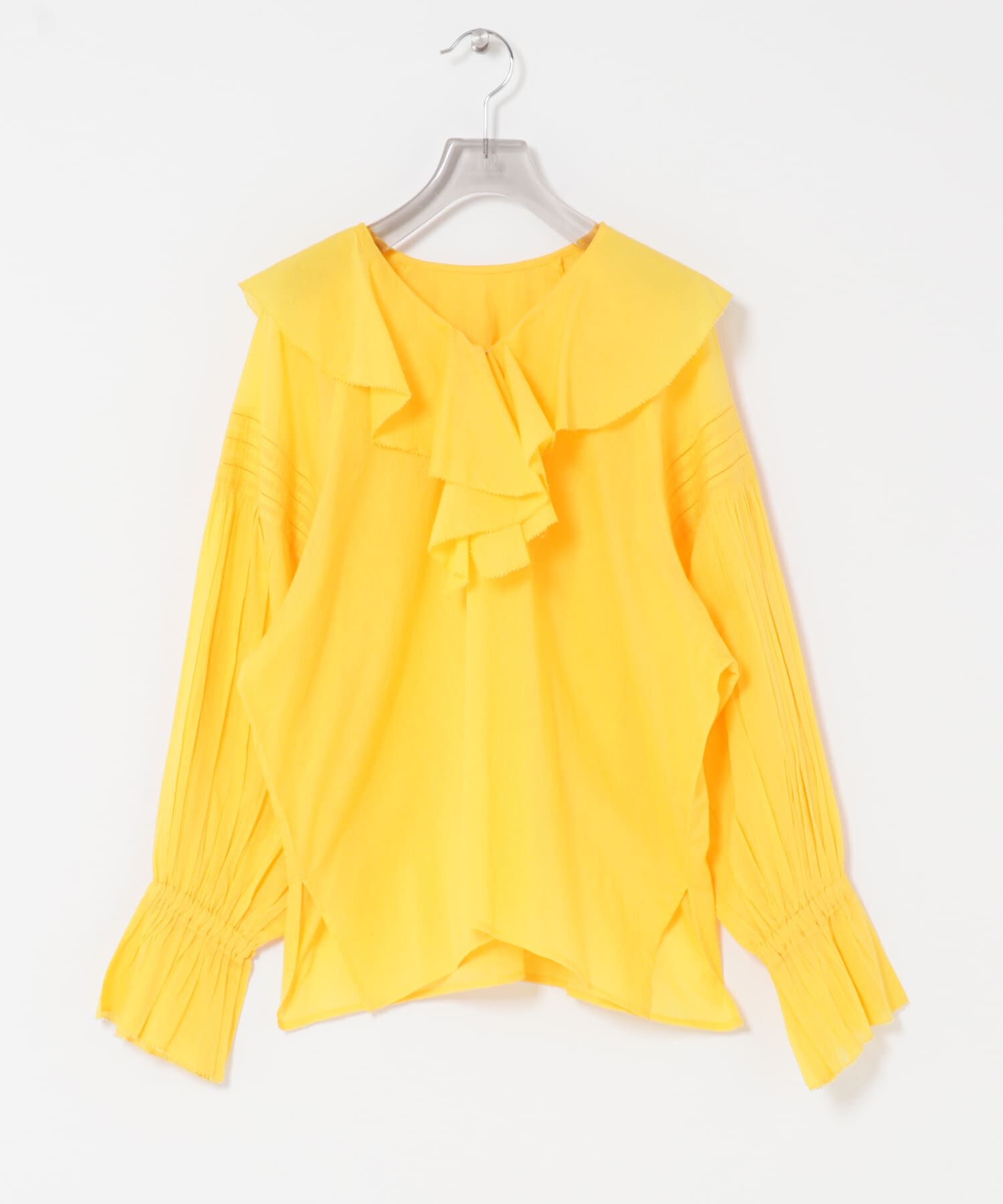 URBAN RESEARCH「『一部WEB限定カラー』コットンボイルラッフルブラウス」|シャツ・ブラウス|