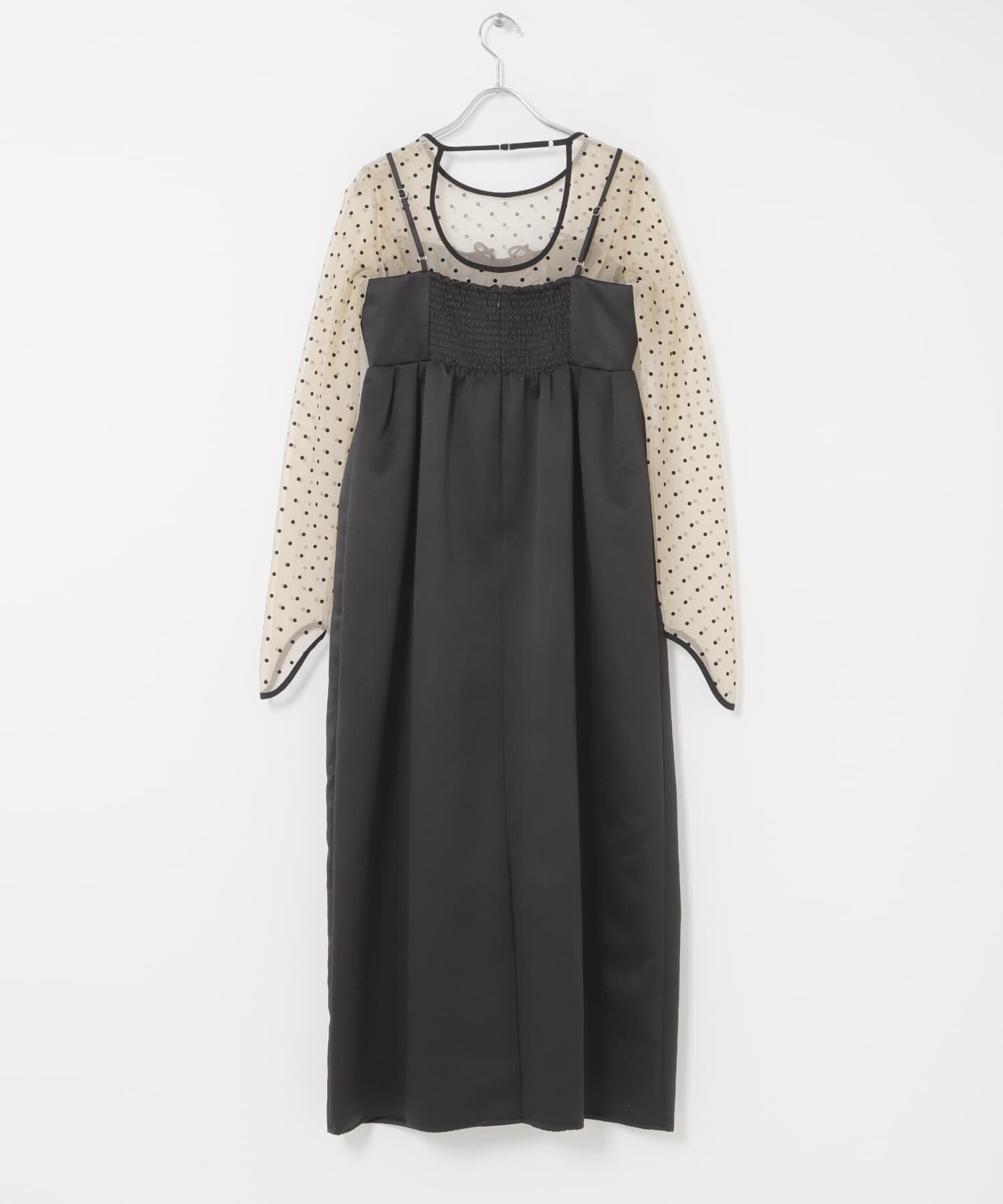 URBAN RESEARCH ROSSO「ANDRESD　RIBBONS DRESS&times;SHEER TOPS」|ワンピース|