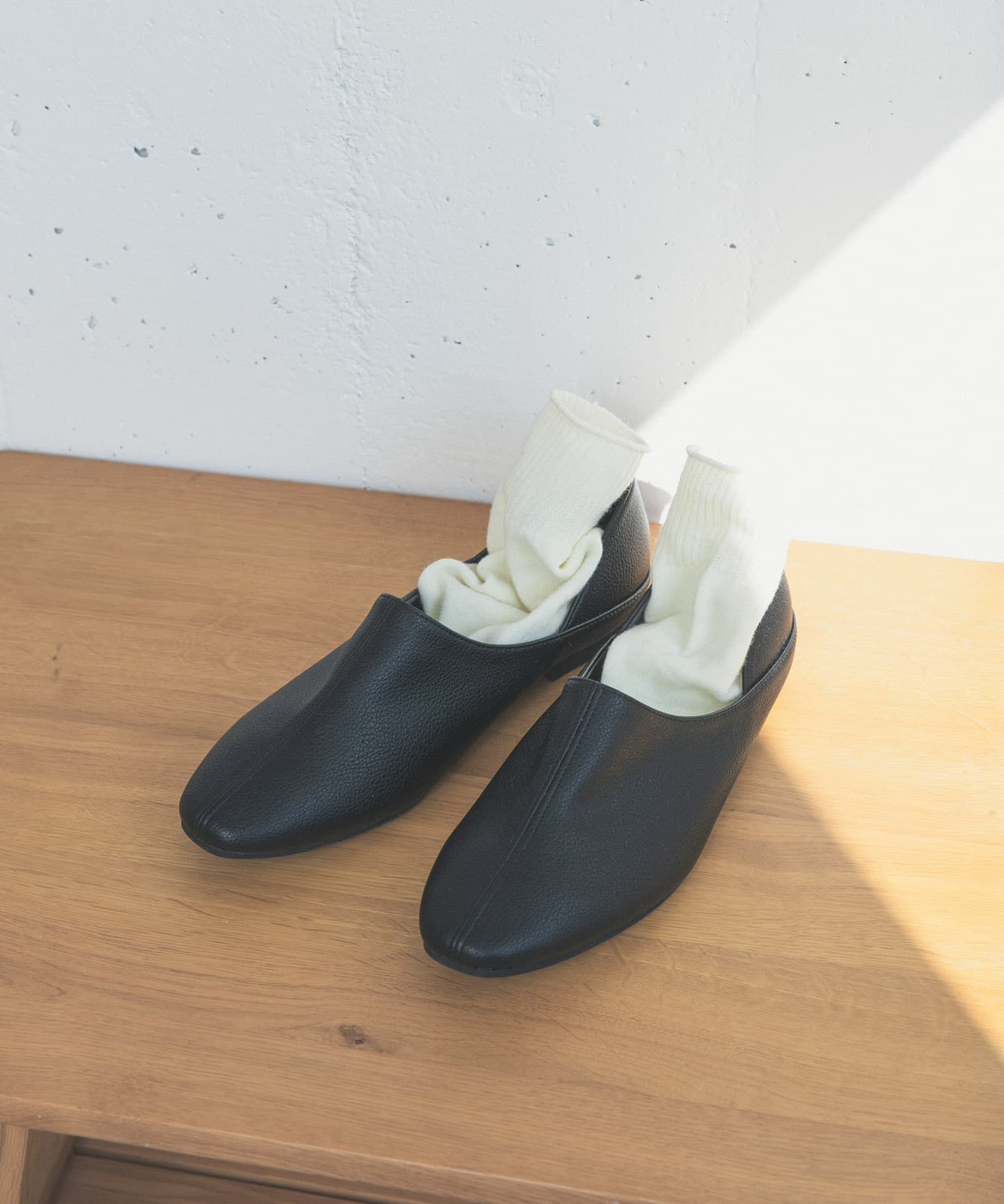 URBAN RESEARCH DOORS「ライトウェイトソフトバブーシュ」|その他|ブラック