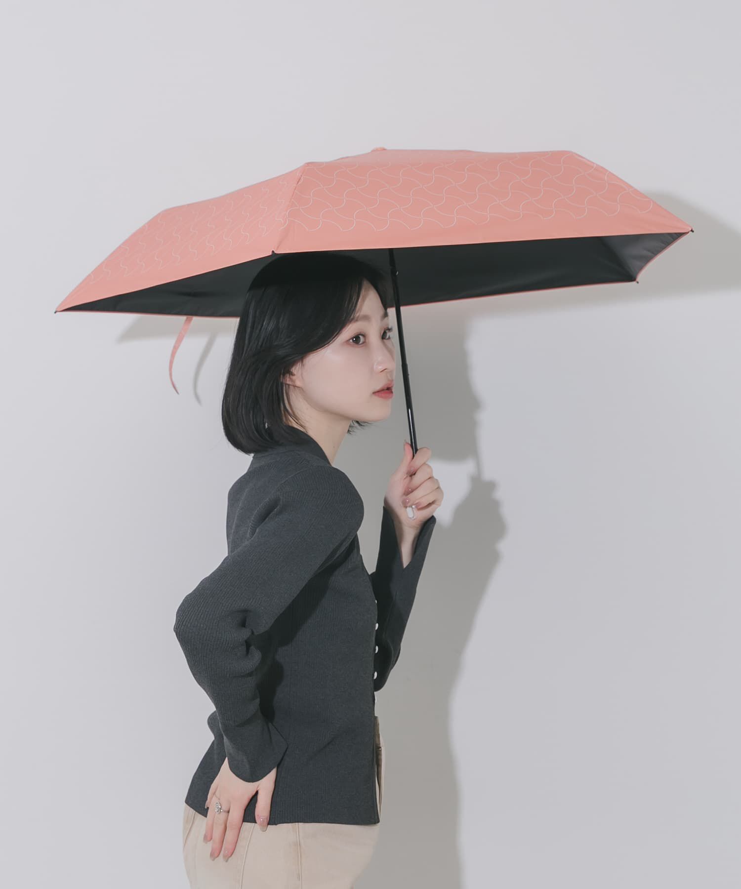 SMELLY「Wpc.　遮光軽量ジャパニーズモダンmini」|傘|