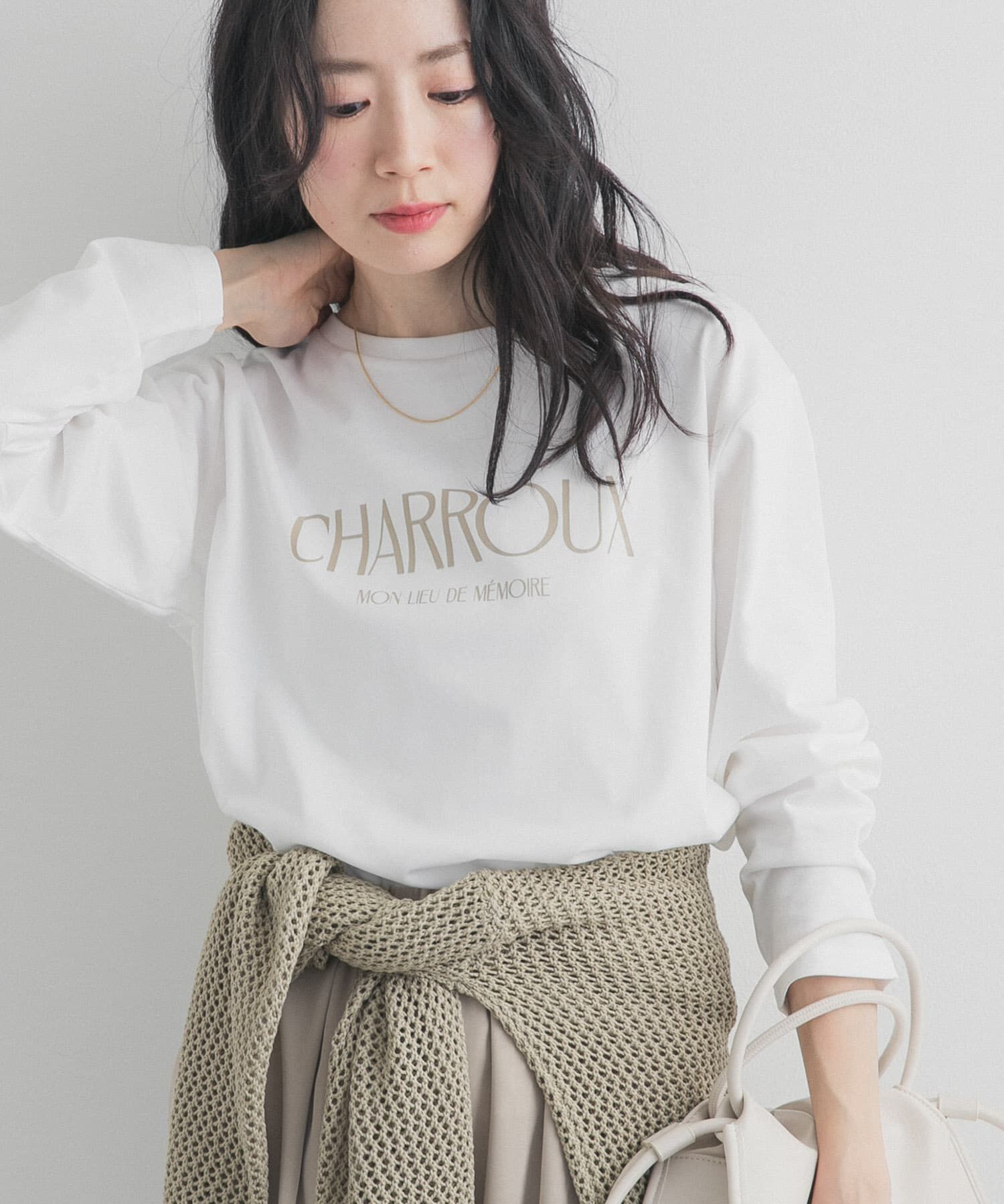 URBAN RESEARCH DOORS「ロゴプリントロングスリーブTシャツ」|Tシャツ・カットソー|