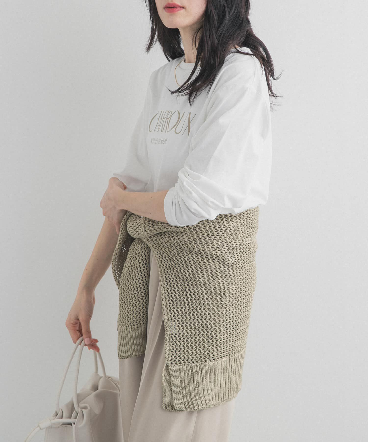 URBAN RESEARCH DOORS「ロゴプリントロングスリーブTシャツ」|Tシャツ・カットソー|