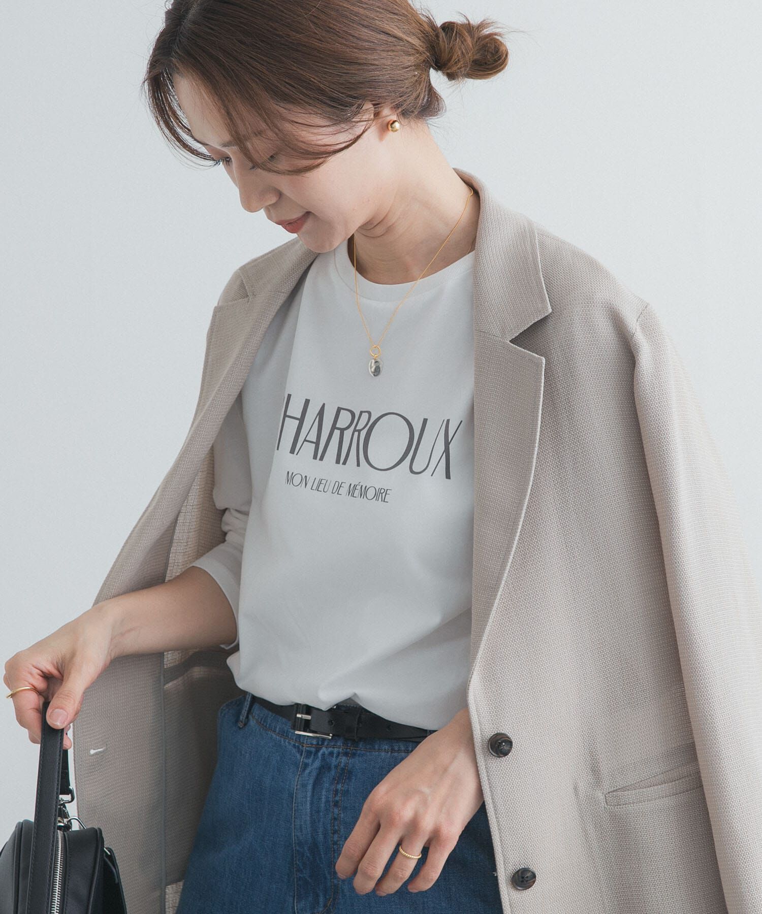 URBAN RESEARCH DOORS「ロゴプリントロングスリーブTシャツ」|Tシャツ・カットソー|
