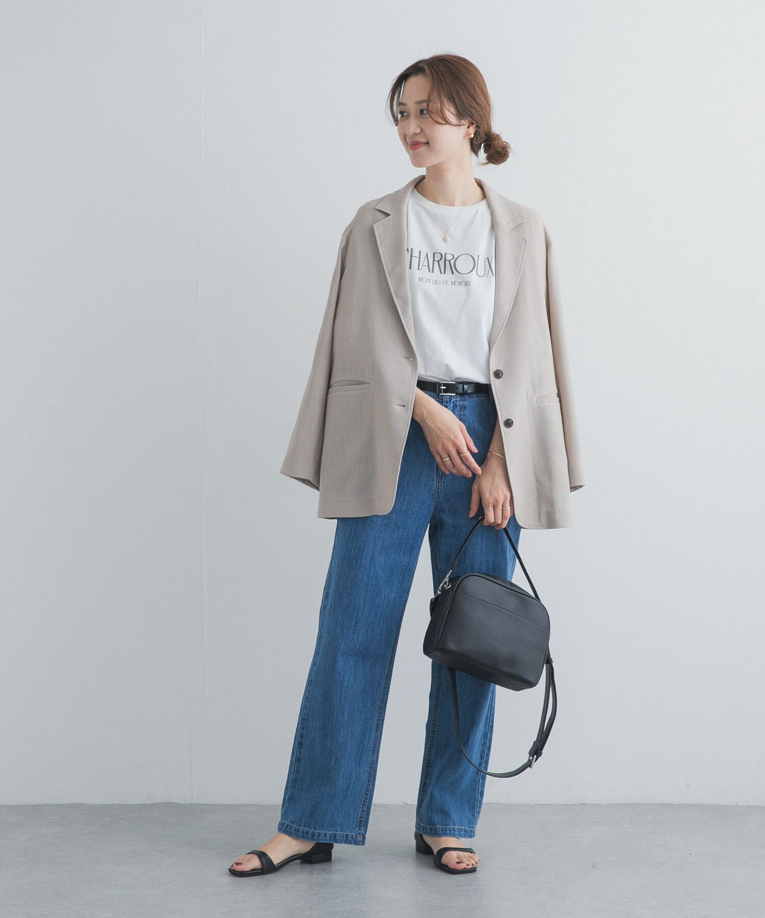 URBAN RESEARCH DOORS「ロゴプリントロングスリーブTシャツ」|Tシャツ・カットソー|