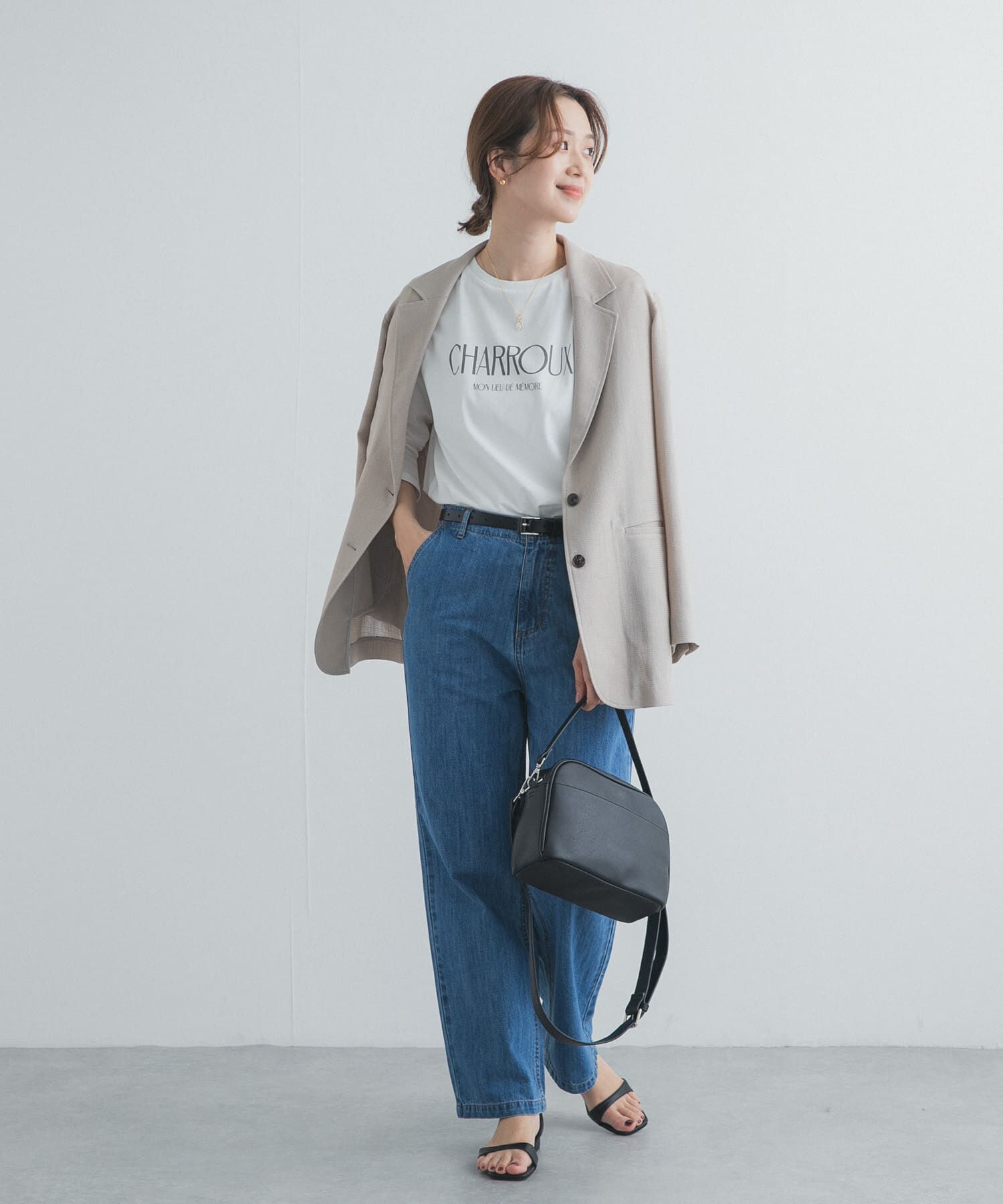 URBAN RESEARCH DOORS「ロゴプリントロングスリーブTシャツ」|Tシャツ・カットソー|