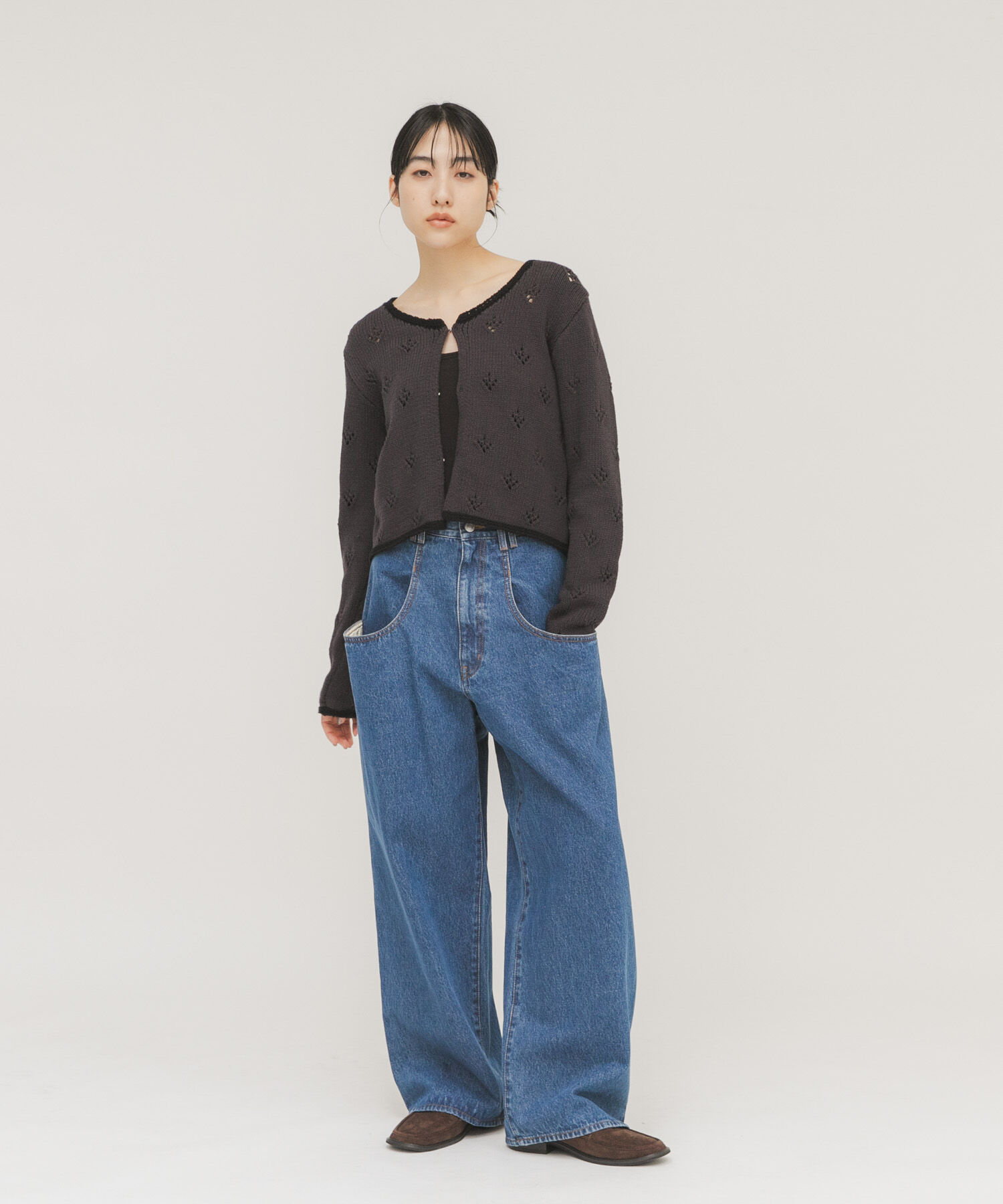  「『3サイズ展開』BIGポケットデザインデニム」|デニム|