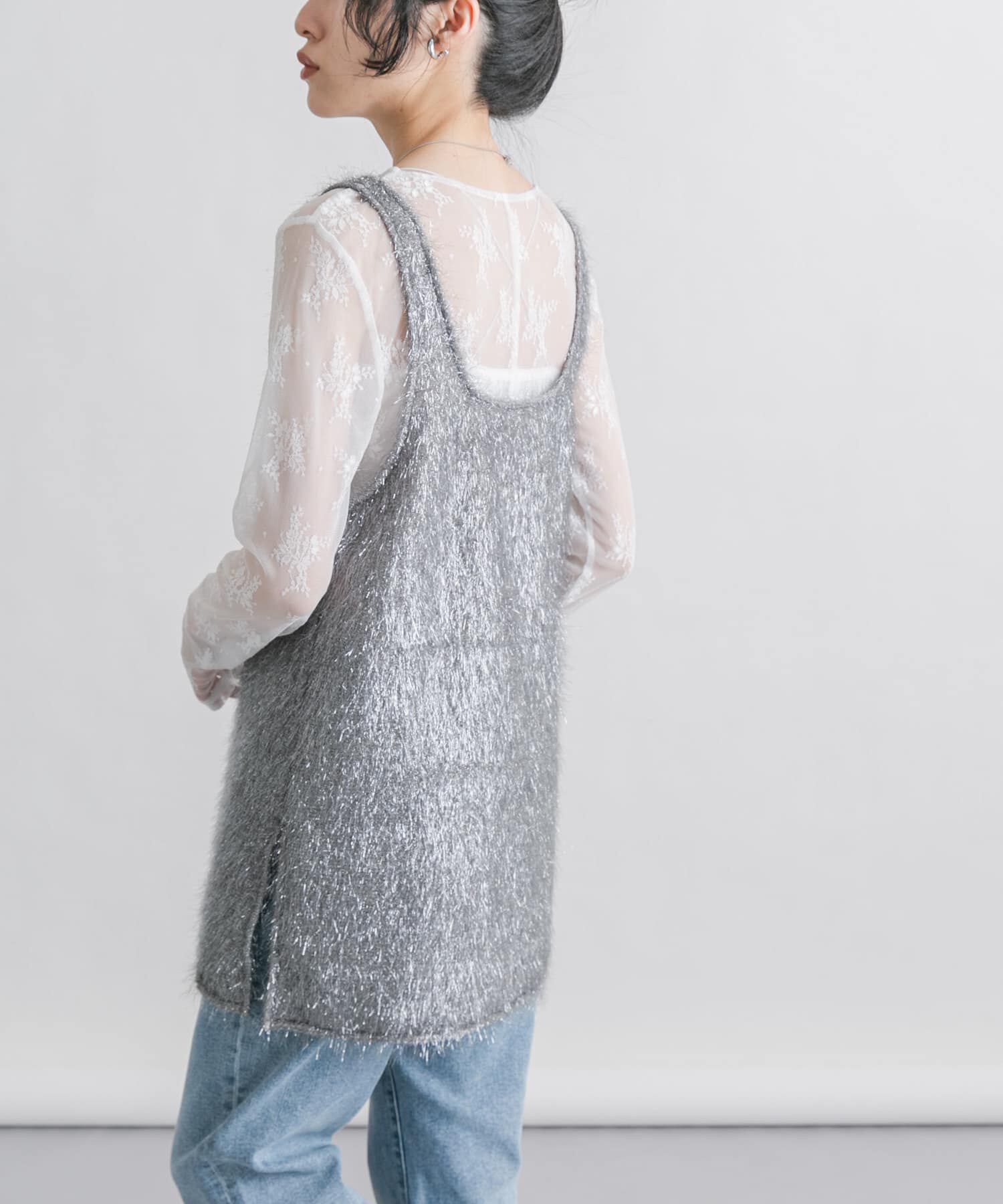  「グリッターフェザータンクトップ」|タンクトップ|