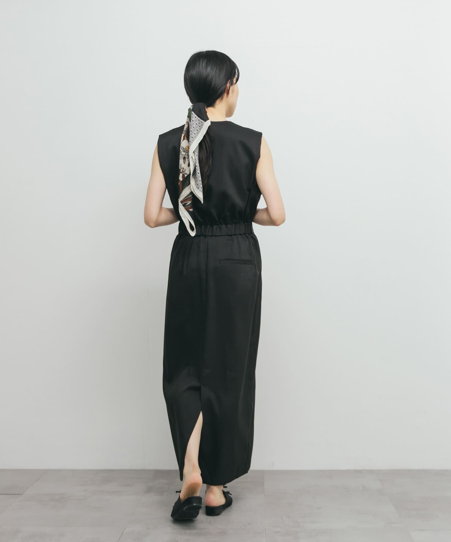  「カシュクールラップジャンパースカート」|ワンピース|