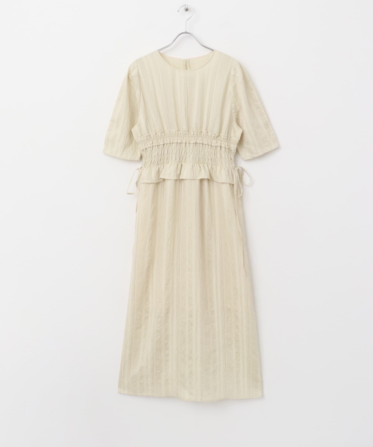  「フリルシャーリングドッキングワンピース」|ワンピース|