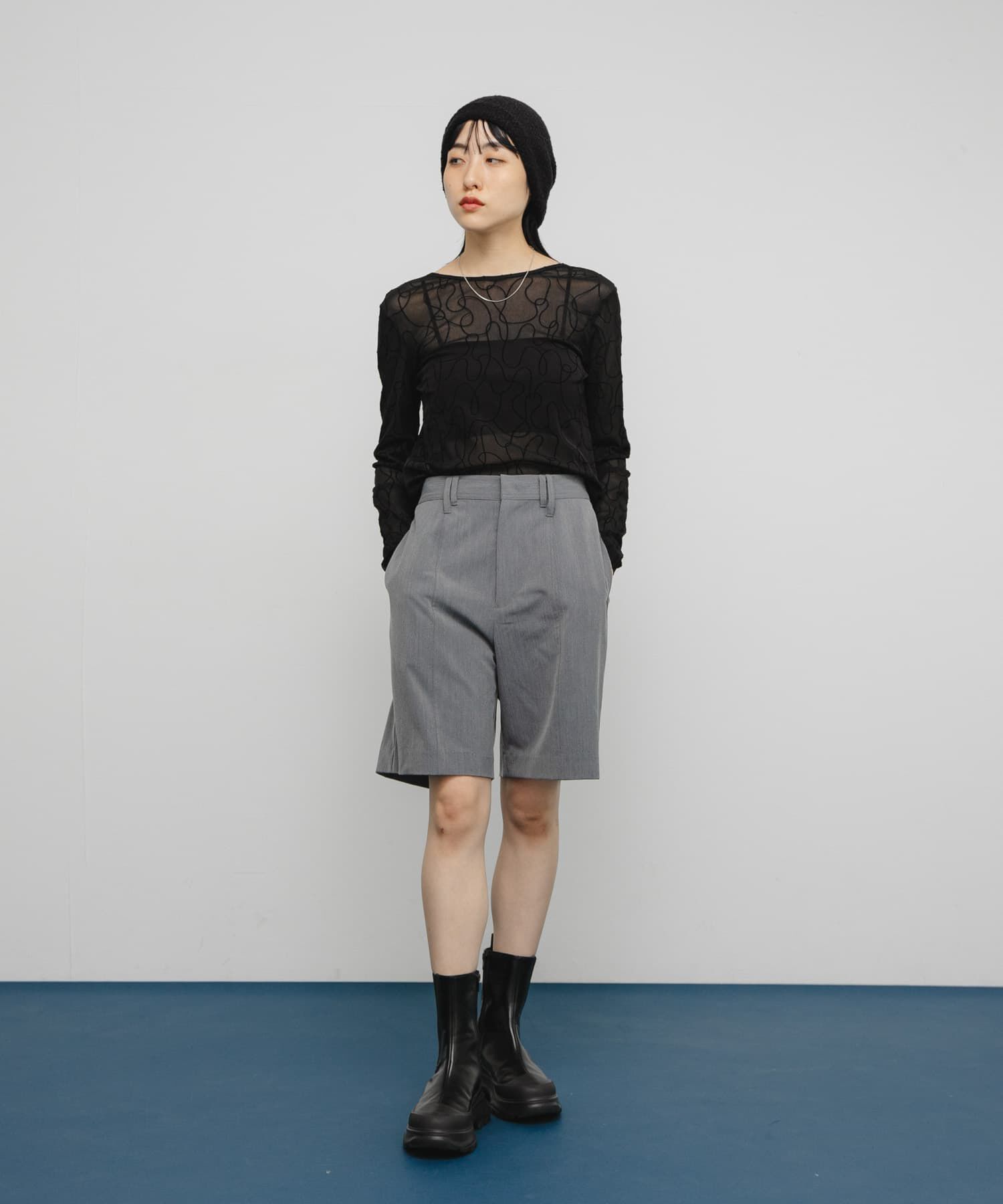  「サイドゴアスニーカーブーツ」|ショートブーツ|