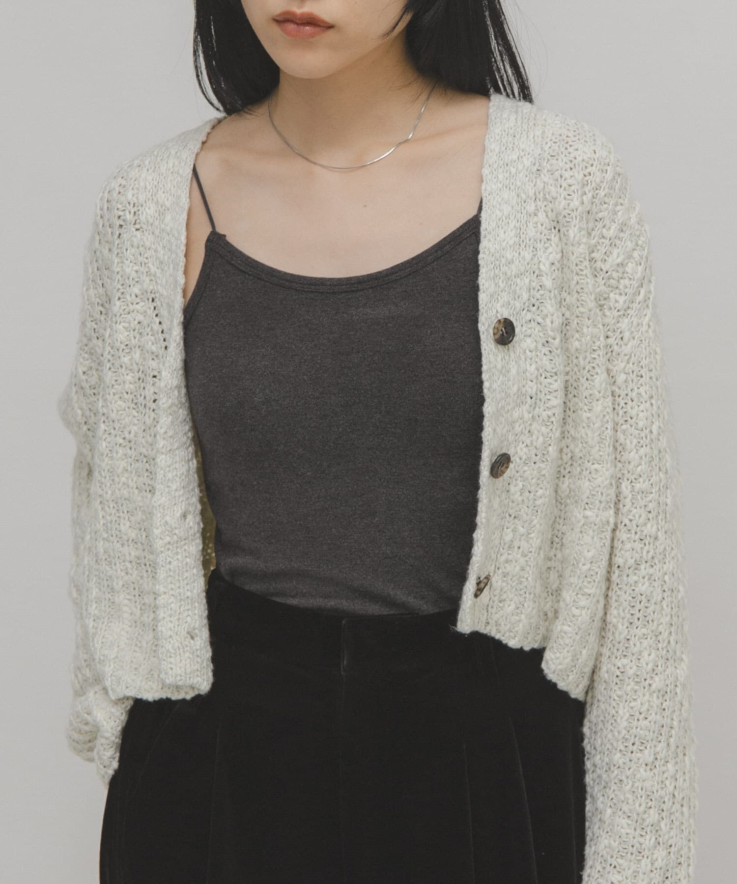  「ピーチスキンカップ付きキャミソール」|キャミソール|