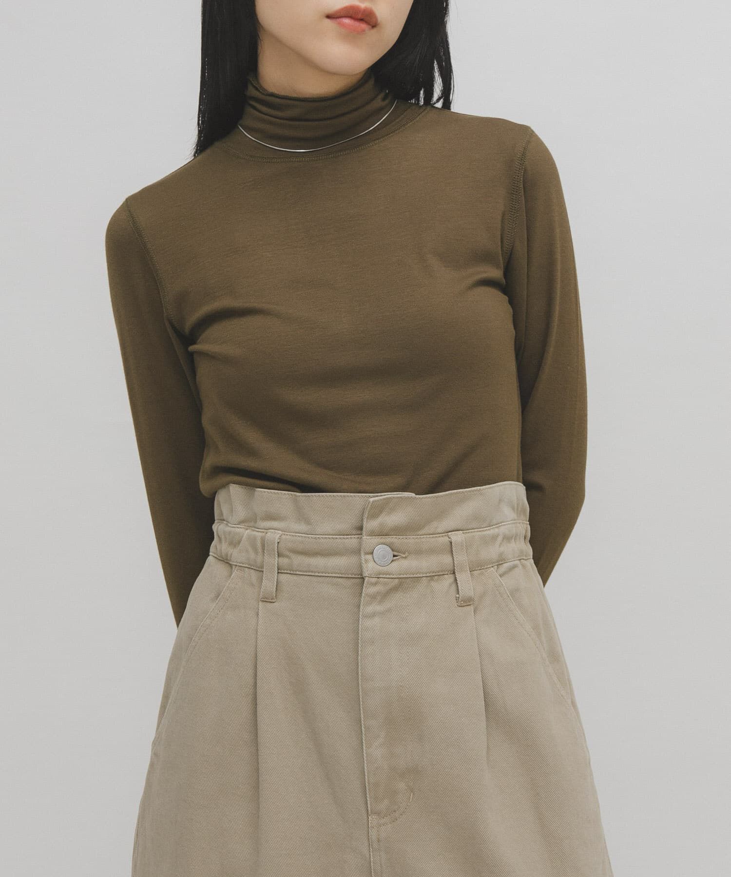  「illi　タートルベーシックカットソー」|Tシャツ・カットソー|