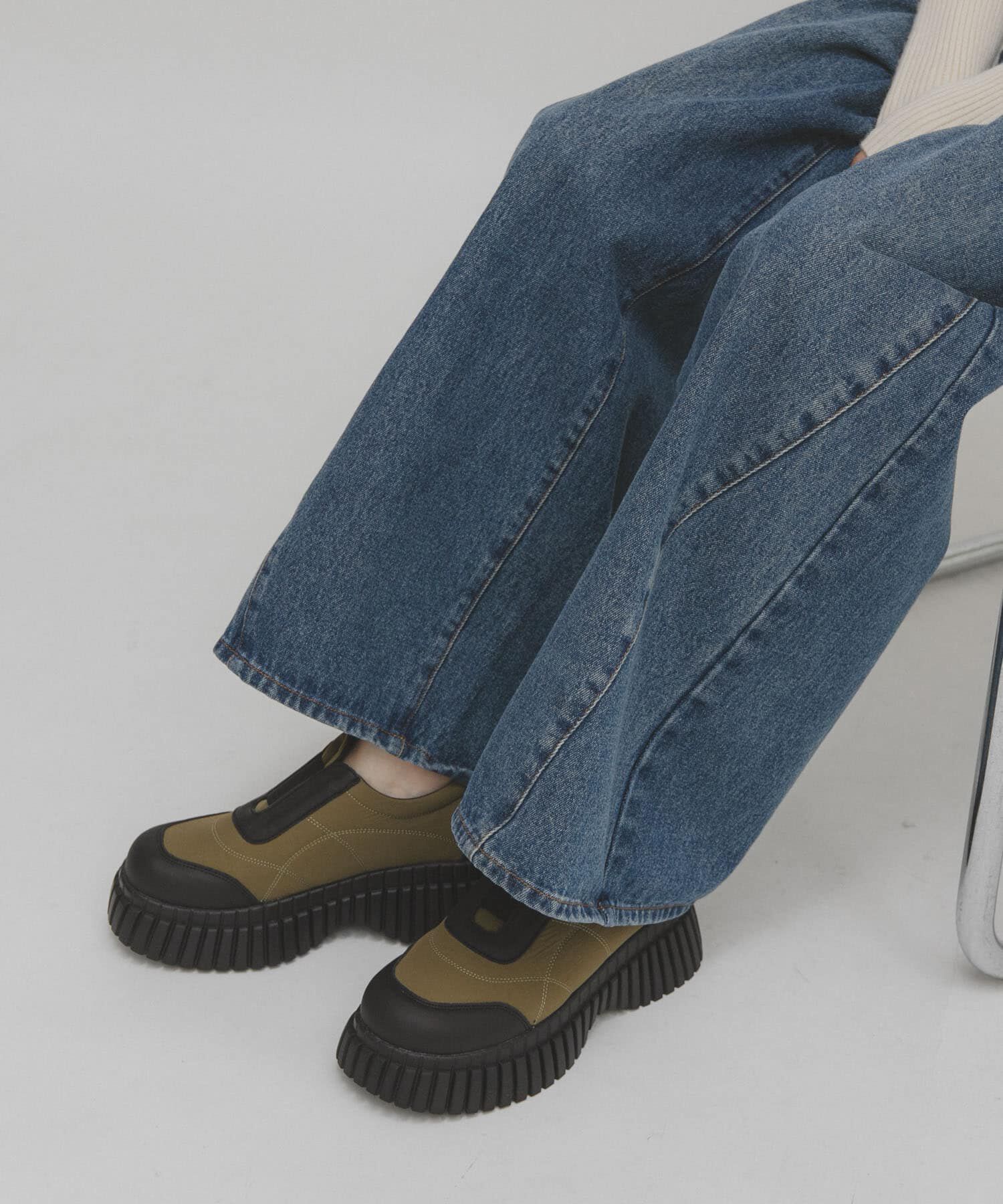  「チャンキーソールパファースリッポン」|スニーカー|