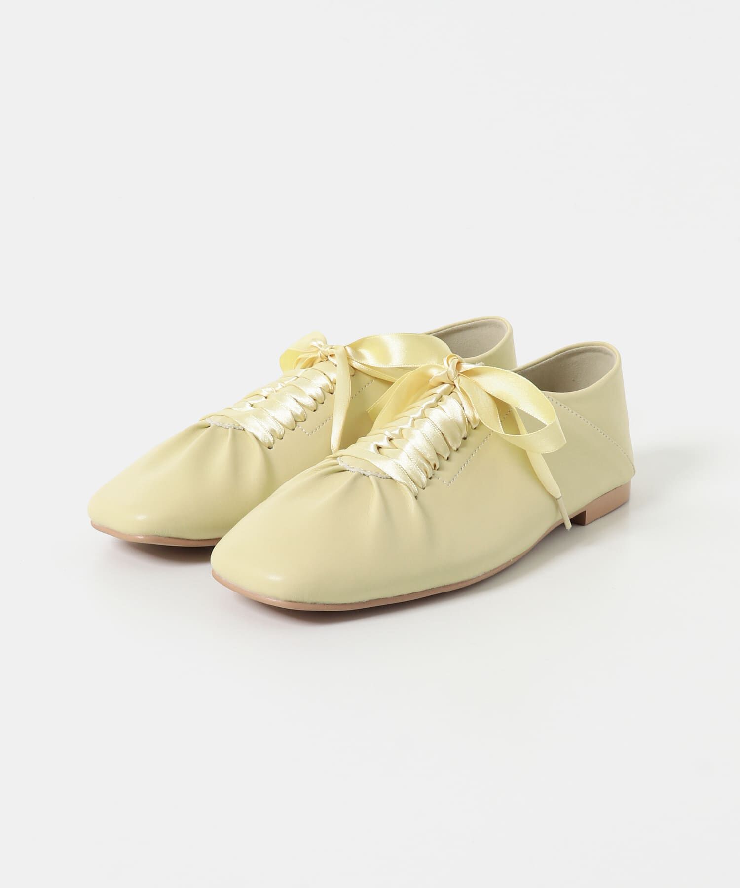  「サテンリボンギャザーシューズ」|その他|