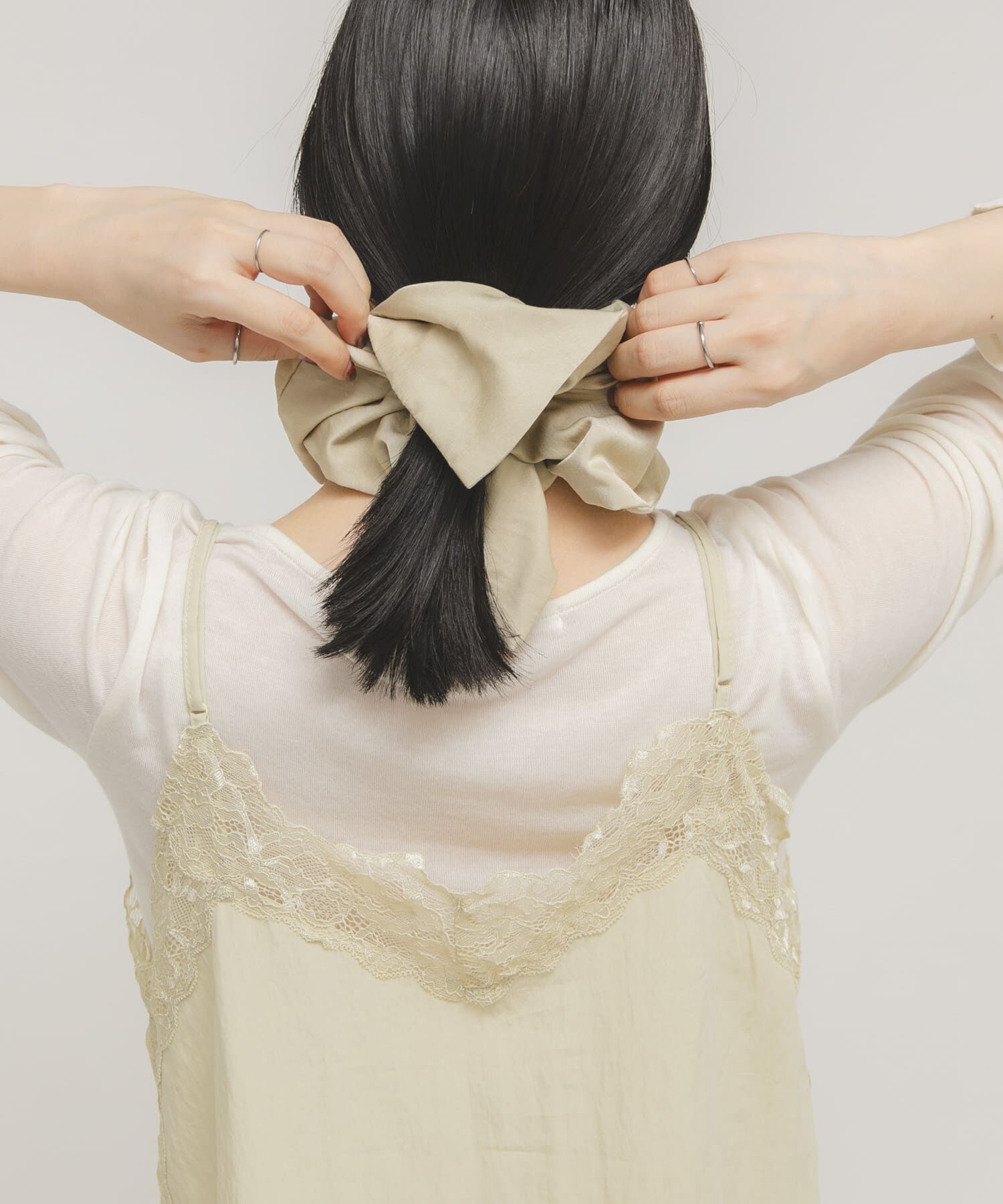  「サテンシュシュ(大)」|ヘアゴム・シュシュ|