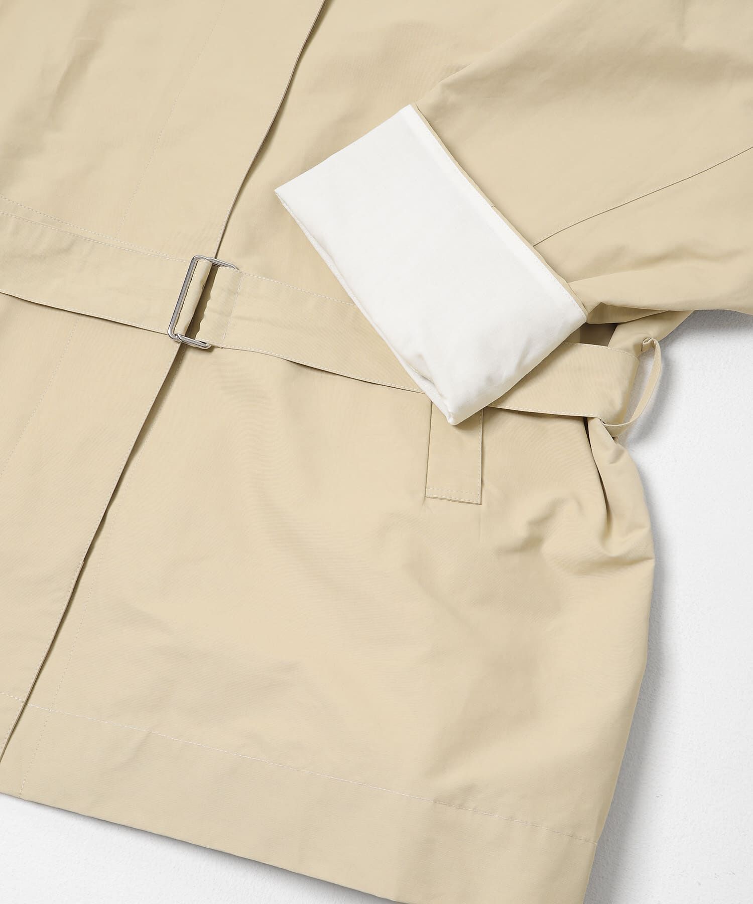  「テントラインBIGミドルコート」|ノーカラーコート|