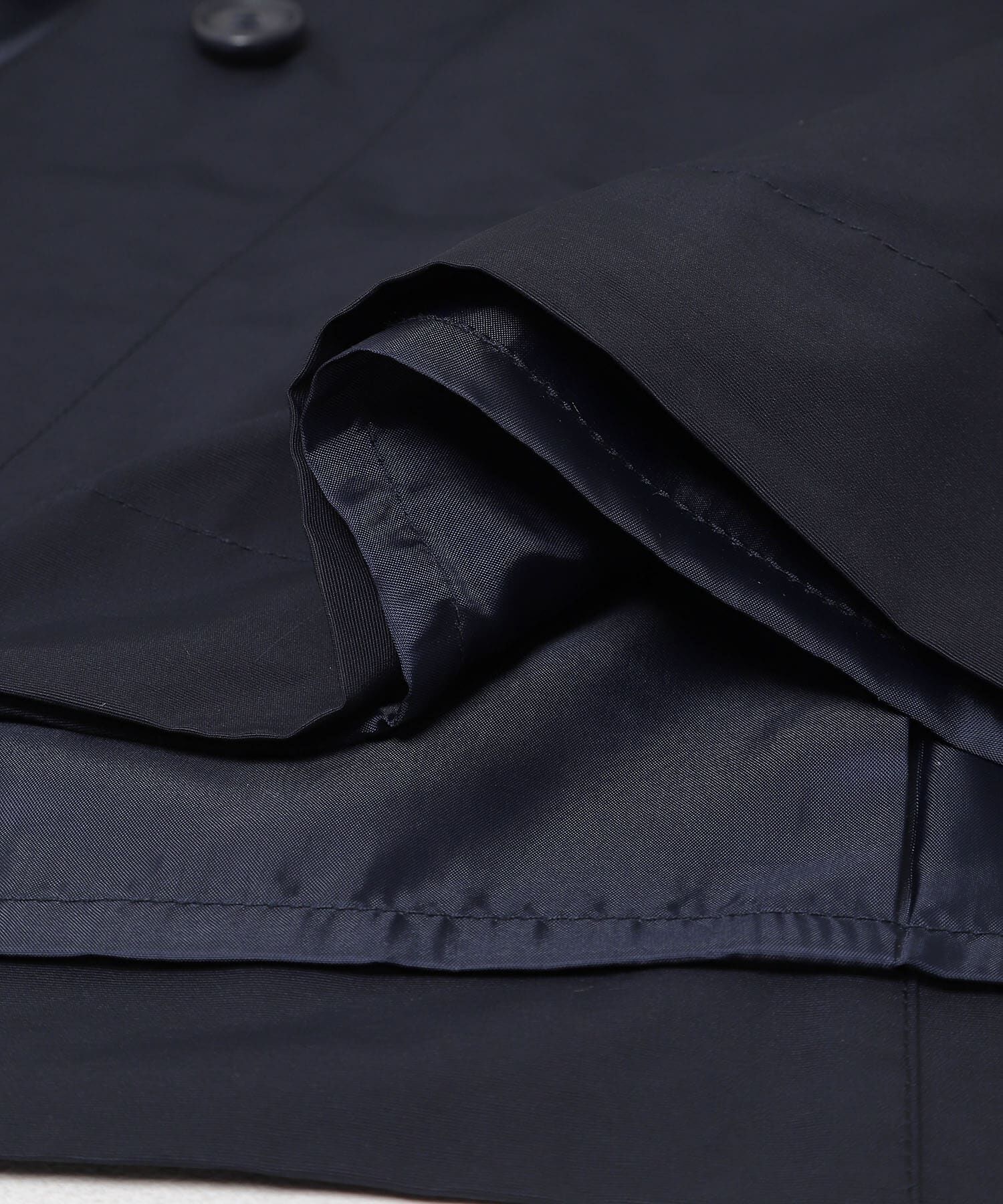  「テントラインBIGミドルコート」|ノーカラーコート|