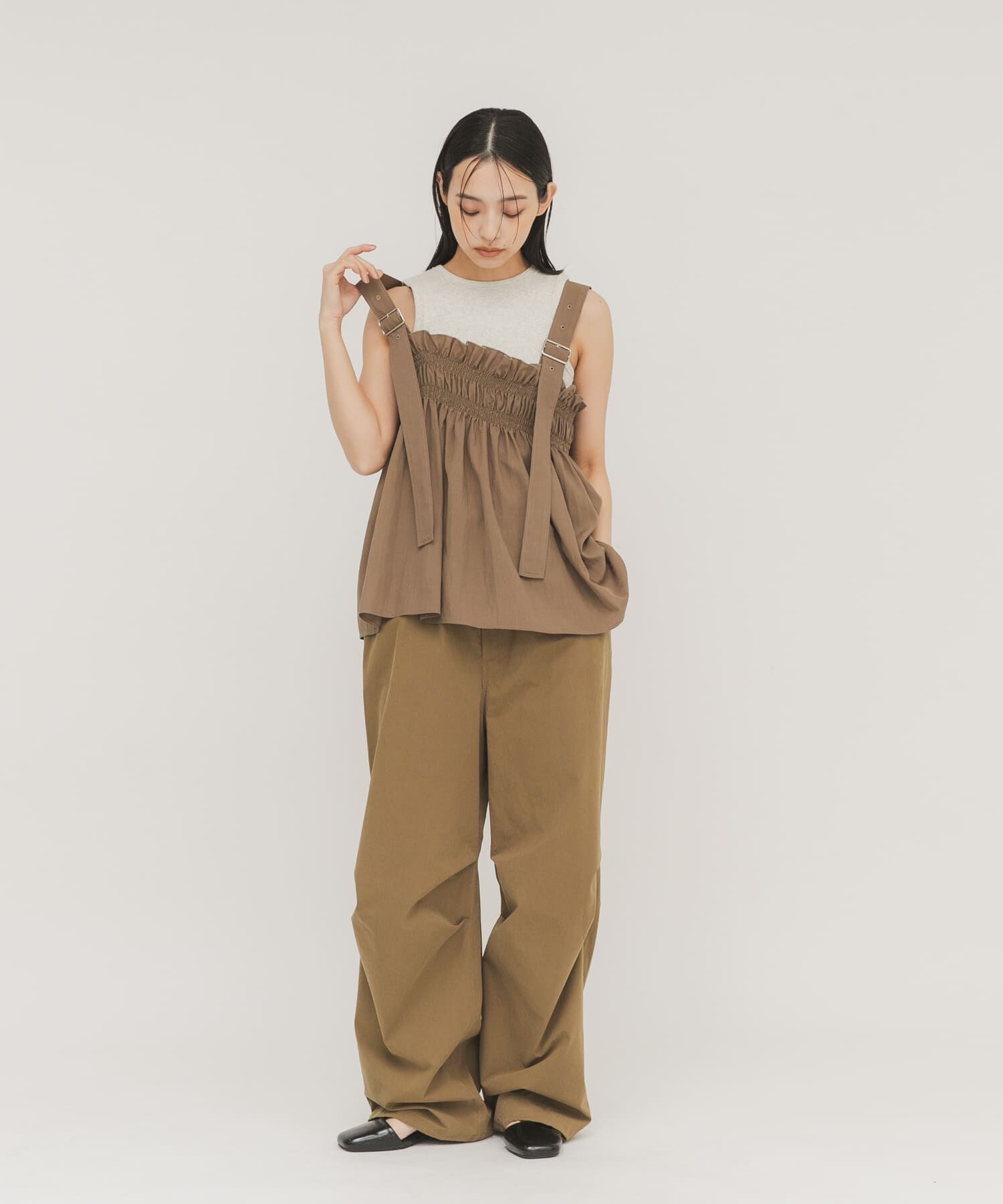  「クロップドタンクトップ」|タンクトップ|