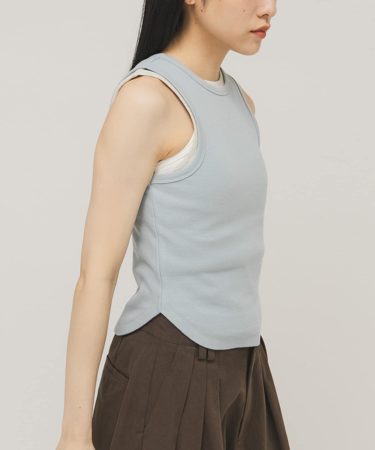  「クロップドタンクトップ」|タンクトップ|