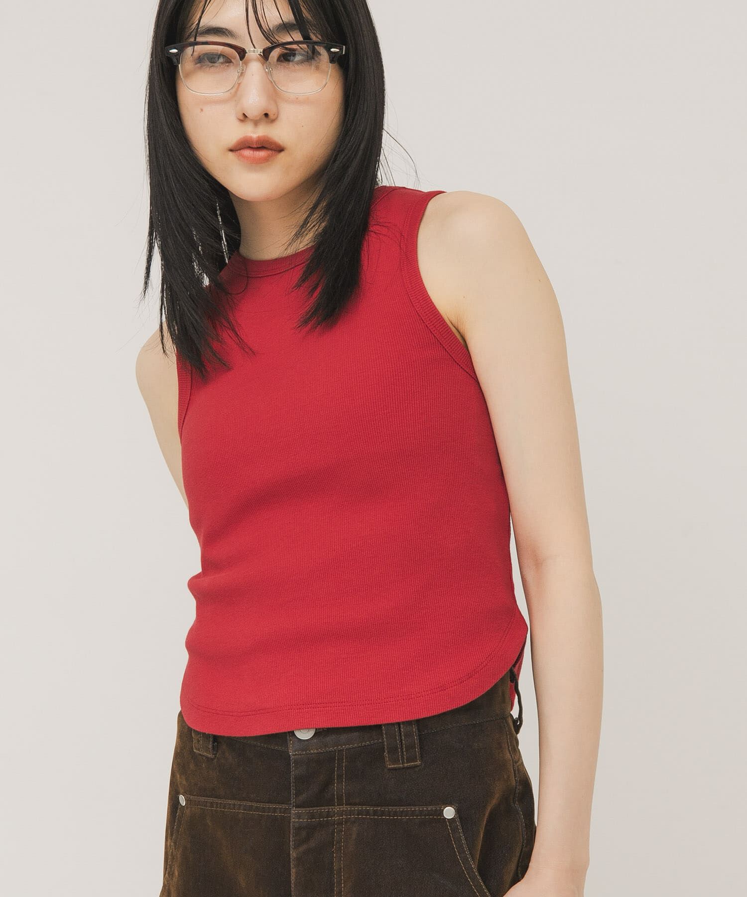  「クロップドタンクトップ」|タンクトップ|