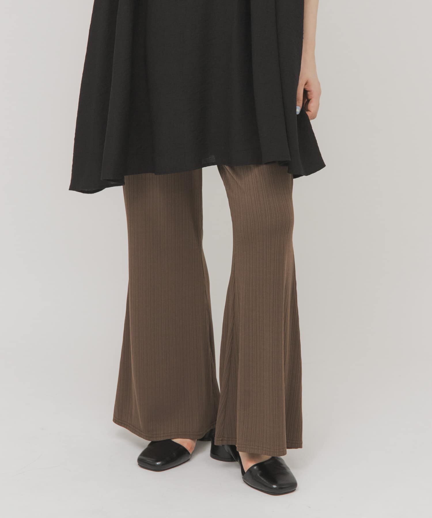 「イージーRIBフレアパンツ」|その他|