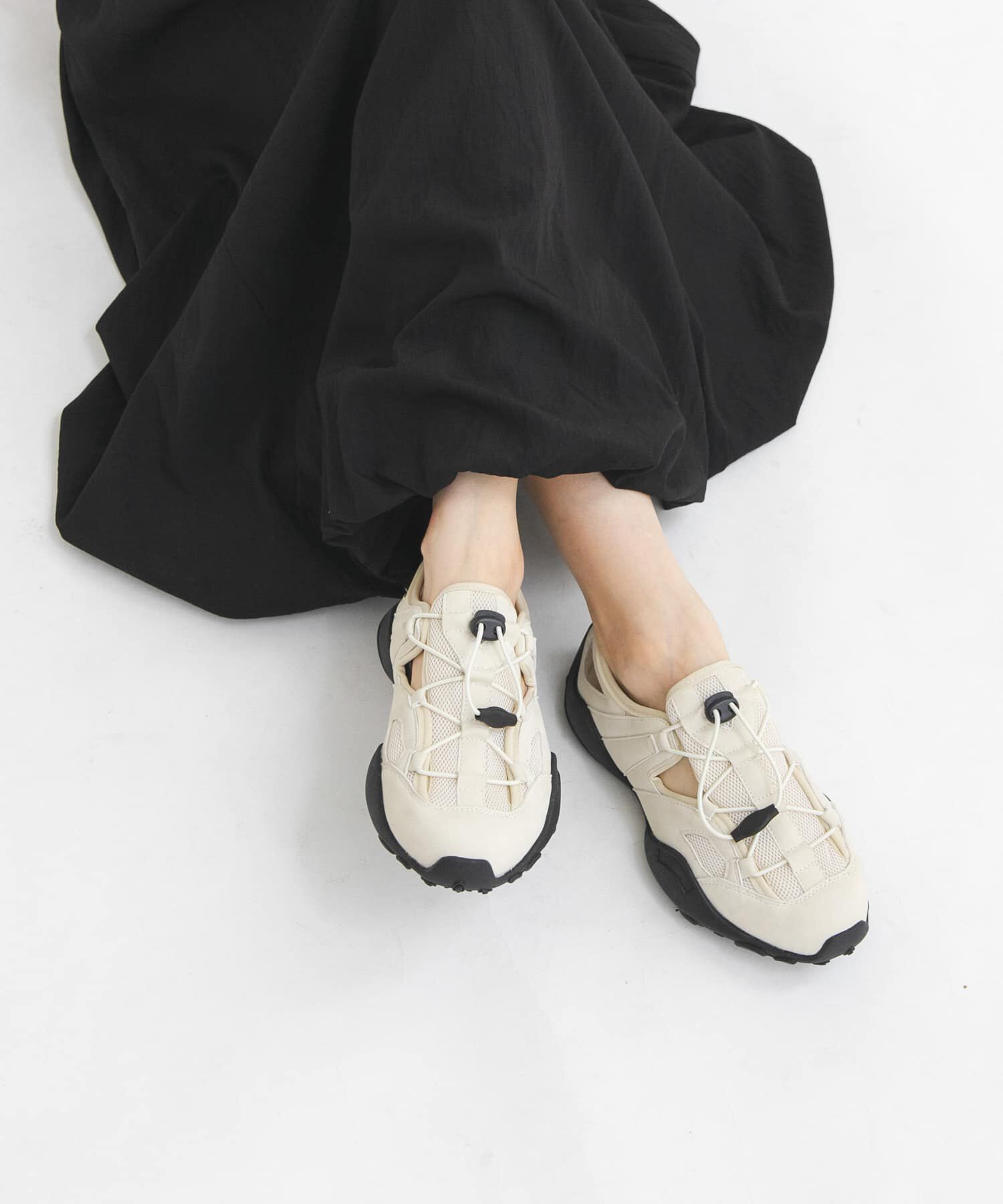  「カットデザインメッシュスニーカー」|スニーカー|