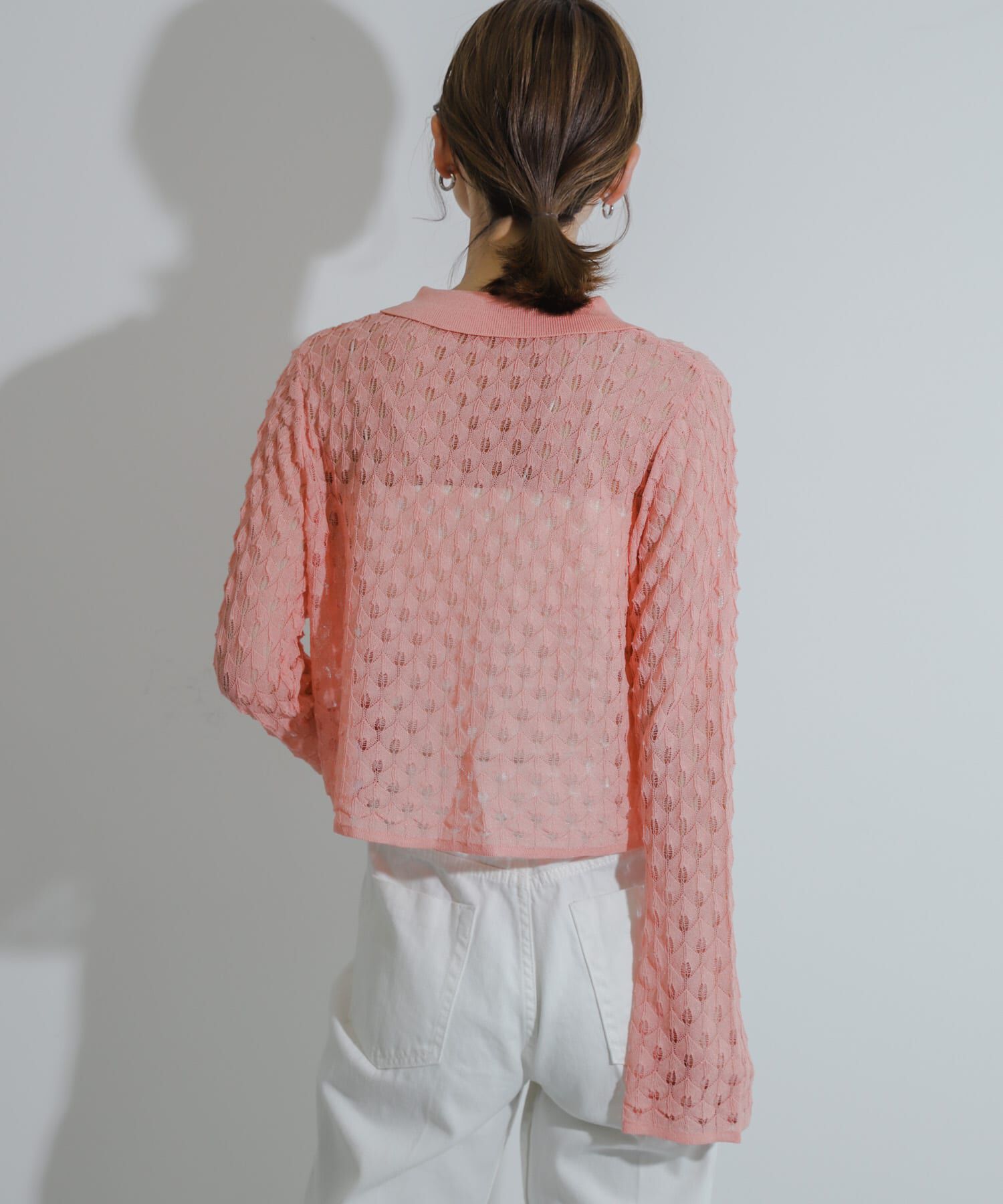 SENSE OF PLACE by URBAN RESEARCH「トゲトゲニットリボンカーディガン」|カーディガン|