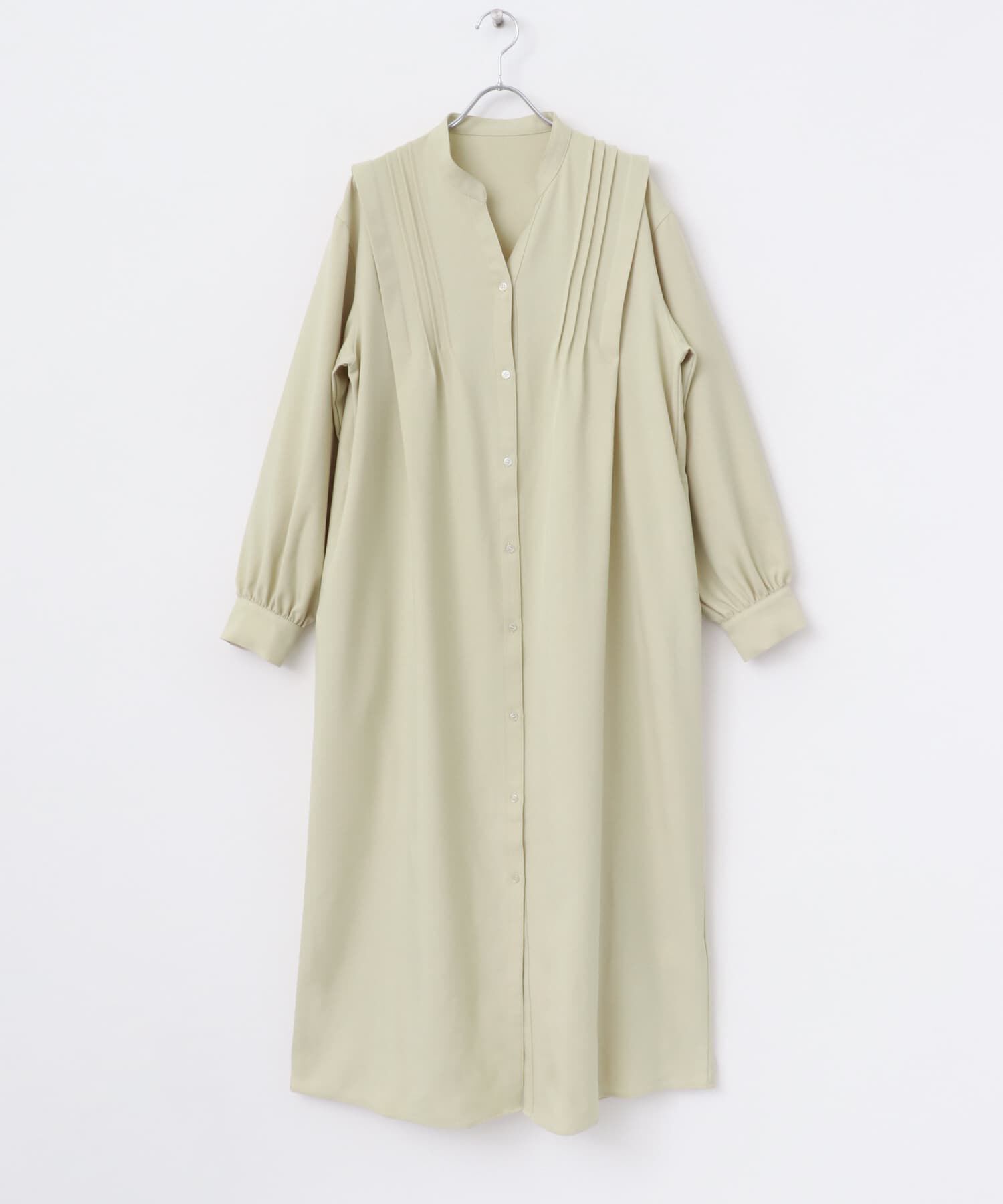 SENSE OF PLACE by URBAN RESEARCH「『Shortサイズあり』タックシャツワンピース」|ワンピース|