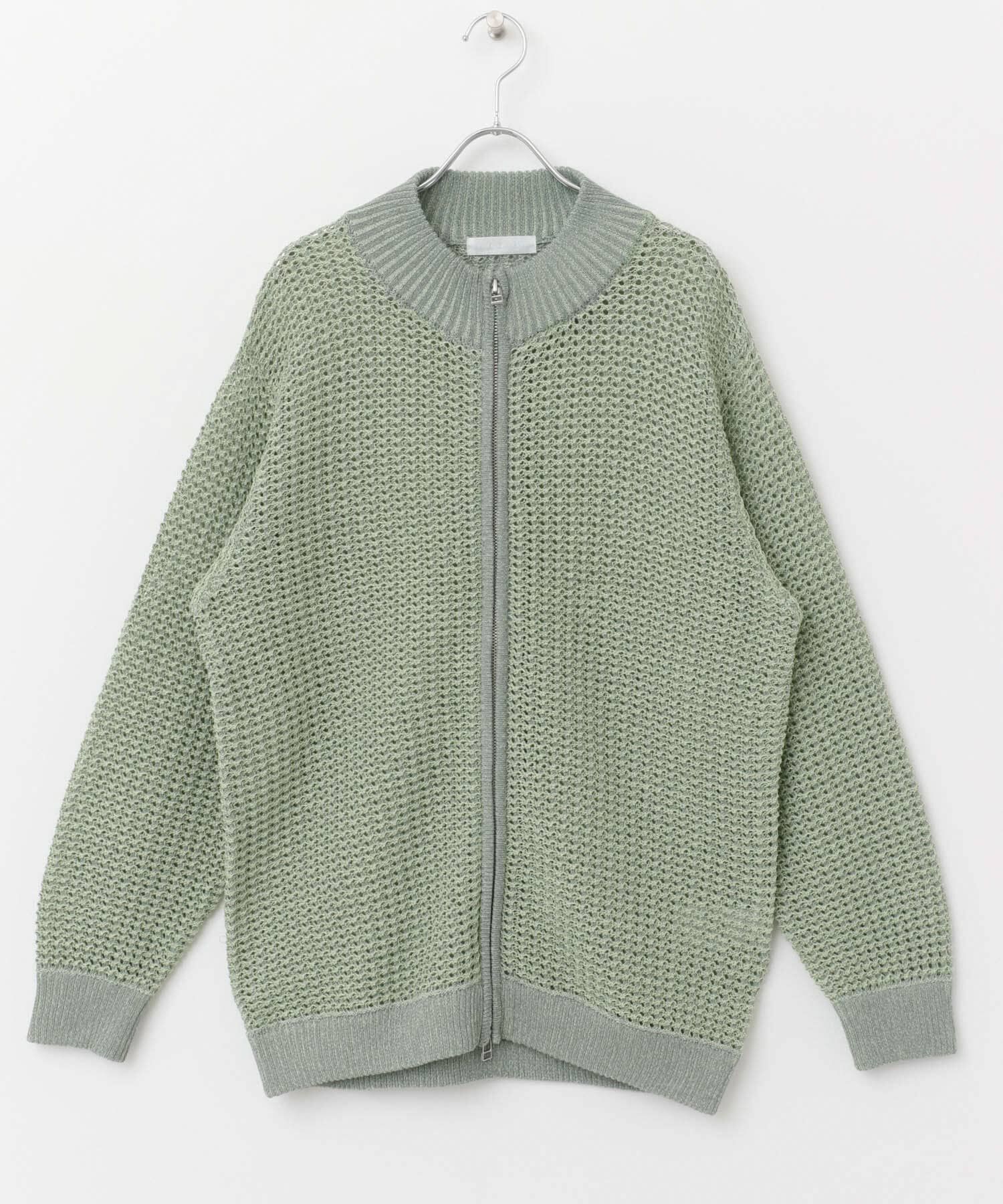 SENSE OF PLACE by URBAN RESEARCH「『ユニセックス』『洗濯可』シアーメッシュドライバーズカーディガン」|カーディガン|