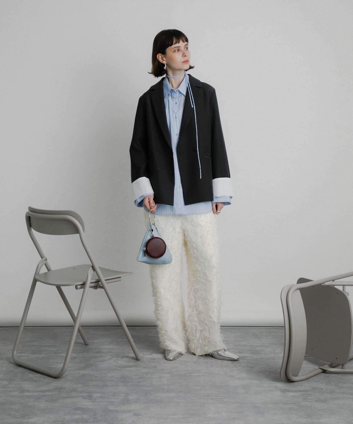 SENSE OF PLACE by URBAN RESEARCH「メタリックポインテッドシューズ」|パンプス|