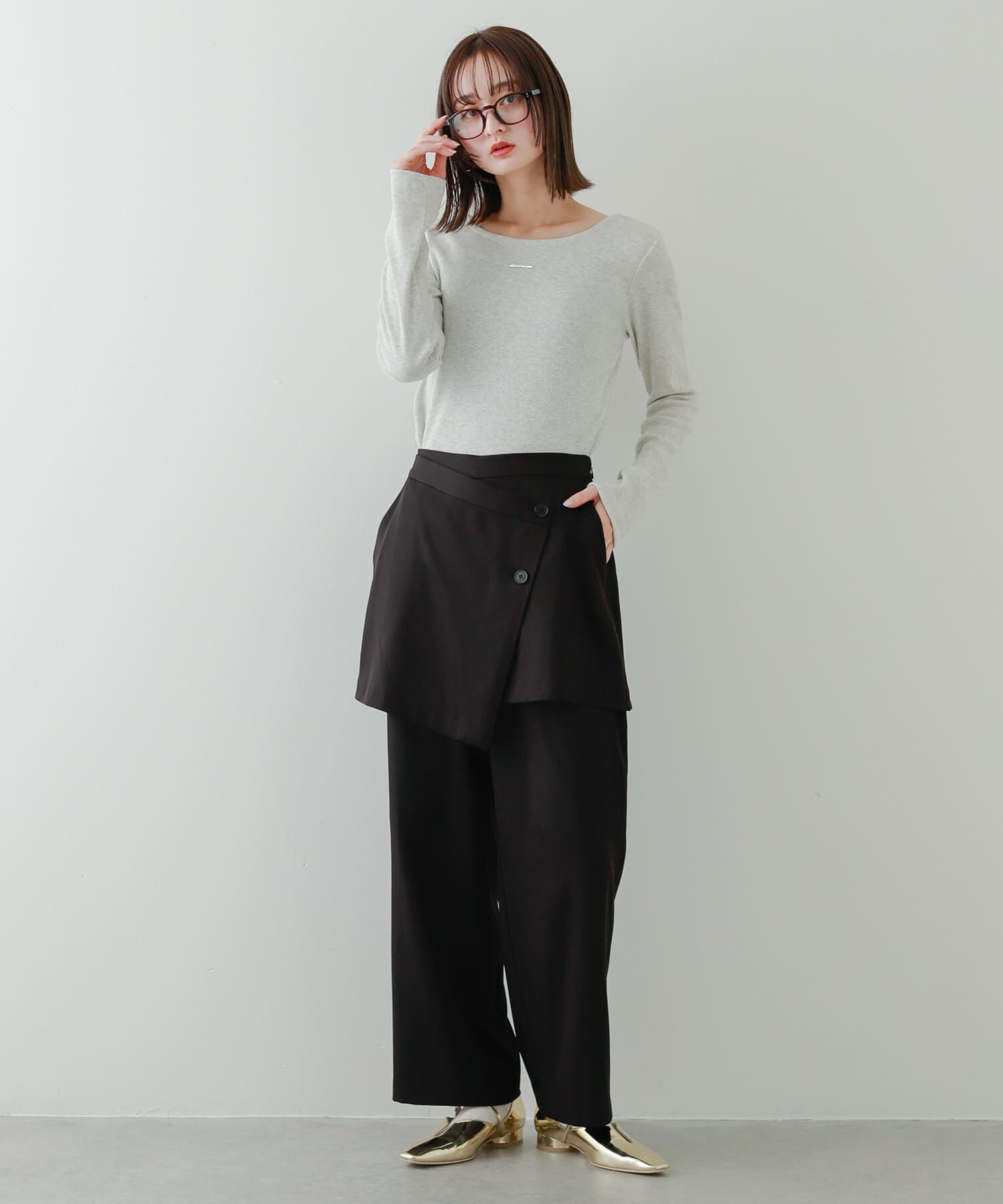 SENSE OF PLACE by URBAN RESEARCH「メタリックポインテッドシューズ」|パンプス|