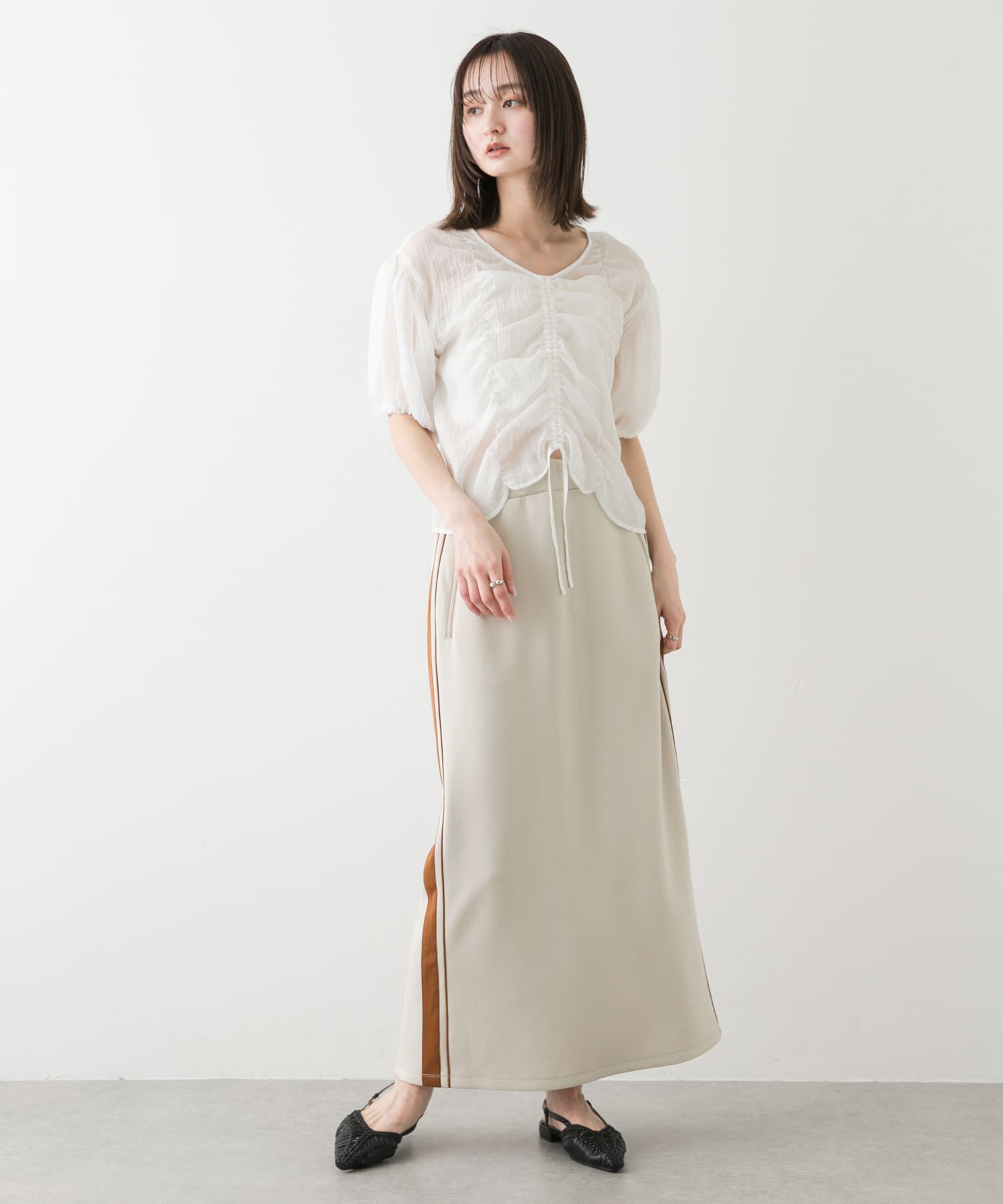 SENSE OF PLACE by URBAN RESEARCH「コードアミポインテッドサンダル」|サンダル|