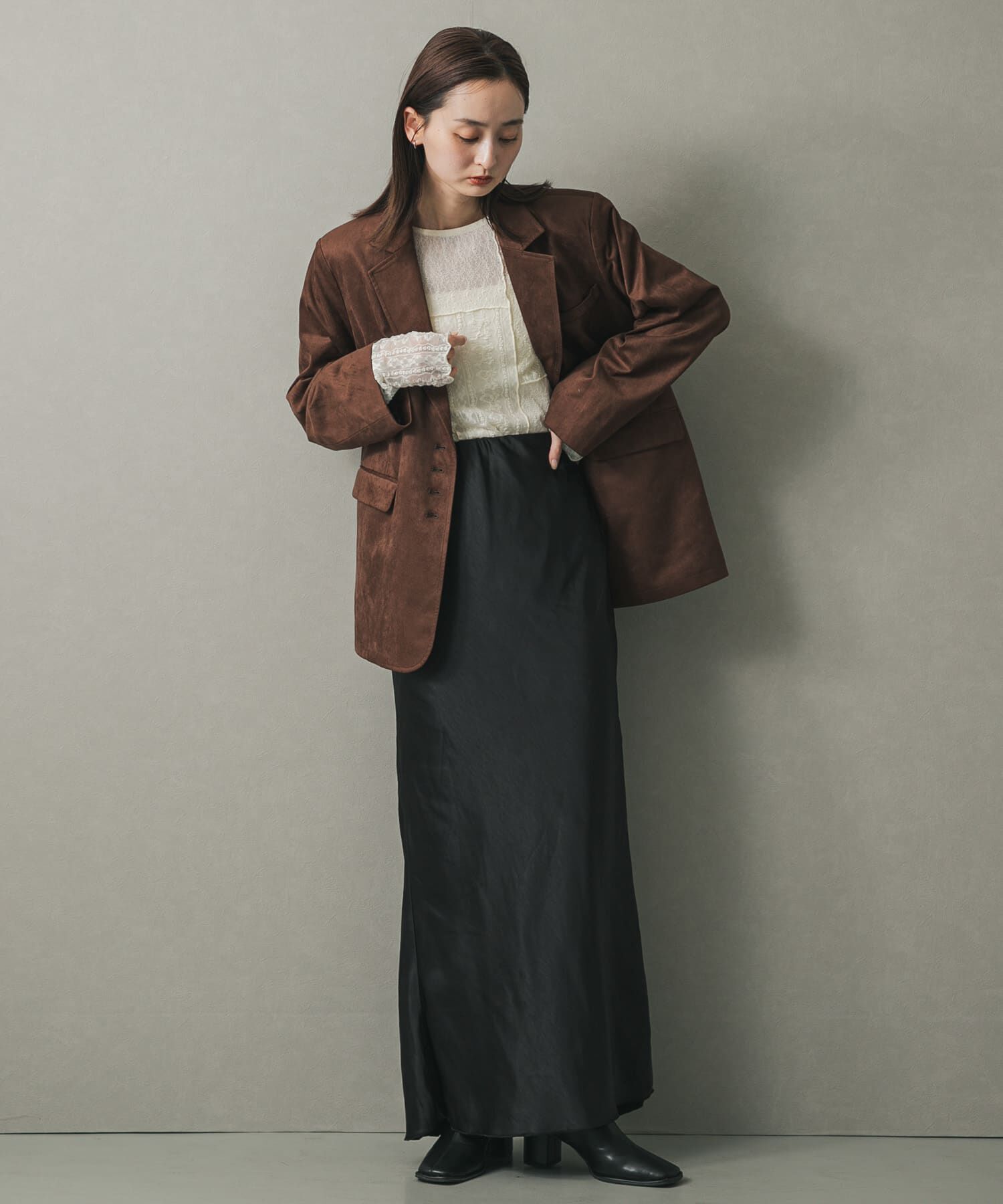 SENSE OF PLACE by URBAN RESEARCH「パッチワークレーストップ」|Tシャツ・カットソー|