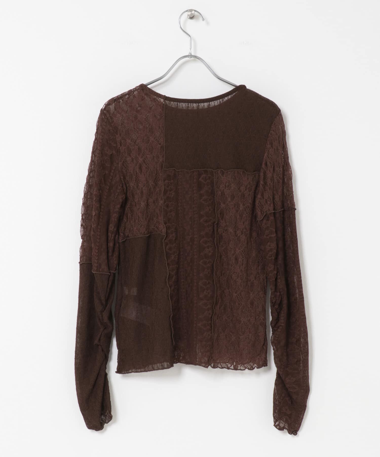 SENSE OF PLACE by URBAN RESEARCH「パッチワークレーストップ」|Tシャツ・カットソー|