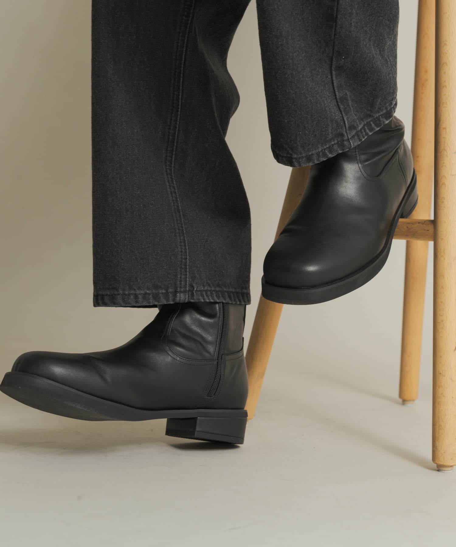 SENSE OF PLACE by URBAN RESEARCH「ラウンドトゥサイドジップブーツ」|ショートブーツ|