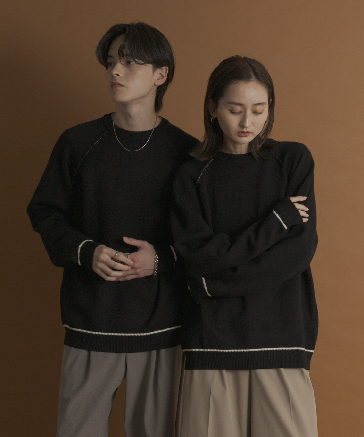 SENSE OF PLACE by URBAN RESEARCH「『一部WEB限定ｶﾗｰ』『洗濯可/毛玉防止』ｽﾄﾚｯﾁﾊｲｼｮｸﾗｲﾝﾆ」|ニット・セーター|