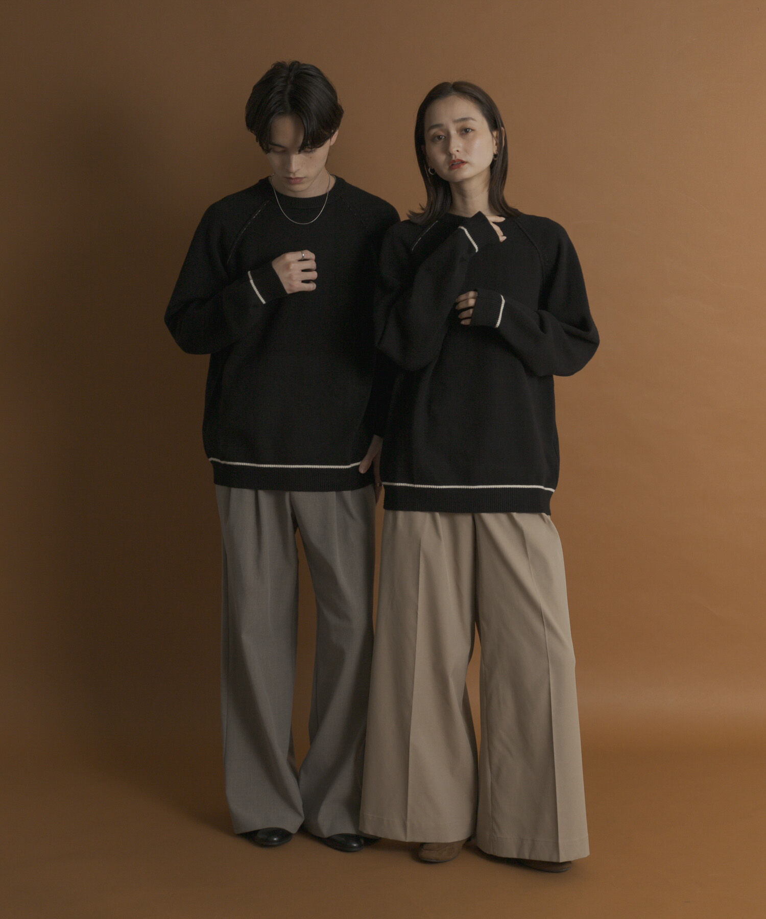 SENSE OF PLACE by URBAN RESEARCH「『一部WEB限定ｶﾗｰ』『洗濯可/毛玉防止』ｽﾄﾚｯﾁﾊｲｼｮｸﾗｲﾝﾆ」|ニット・セーター|