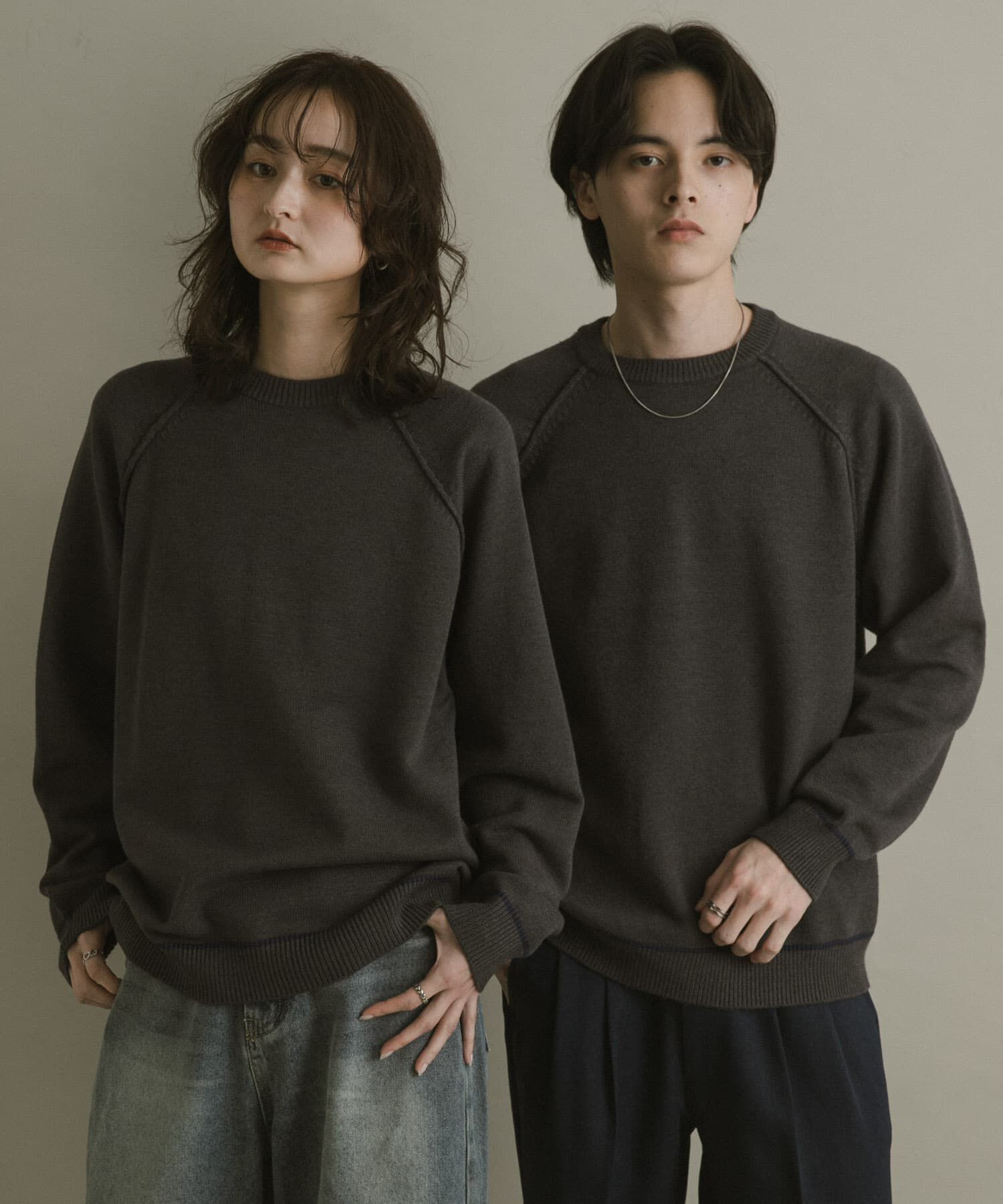 SENSE OF PLACE by URBAN RESEARCH「『一部WEB限定ｶﾗｰ』『洗濯可/毛玉防止』ｽﾄﾚｯﾁﾊｲｼｮｸﾗｲﾝﾆ」|ニット・セーター|