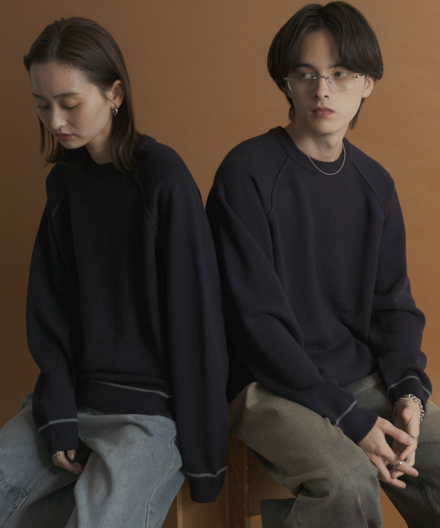 SENSE OF PLACE by URBAN RESEARCH「『一部WEB限定ｶﾗｰ』『洗濯可/毛玉防止』ｽﾄﾚｯﾁﾊｲｼｮｸﾗｲﾝﾆ」|ニット・セーター|