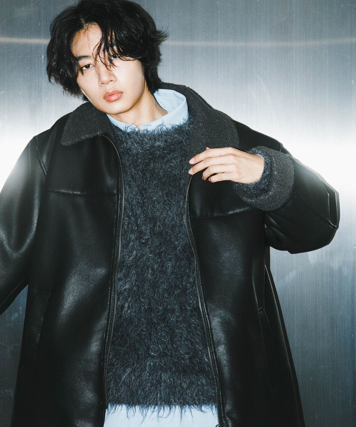 SENSE OF PLACE by URBAN RESEARCH「アソートボアブルゾン」|ブルゾン・スタジャン|