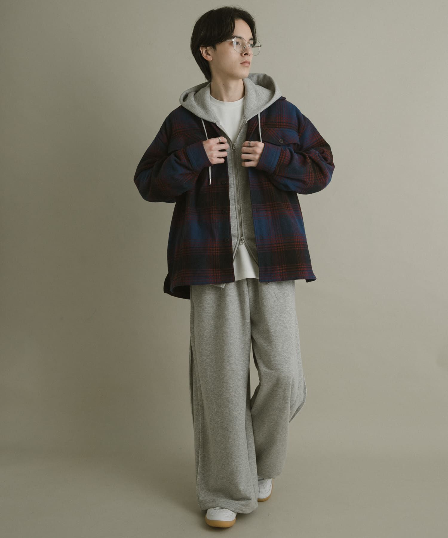 SENSE OF PLACE by URBAN RESEARCH「ブラッシュドヘビーネルチェックシャツ」|シャツ・ブラウス|