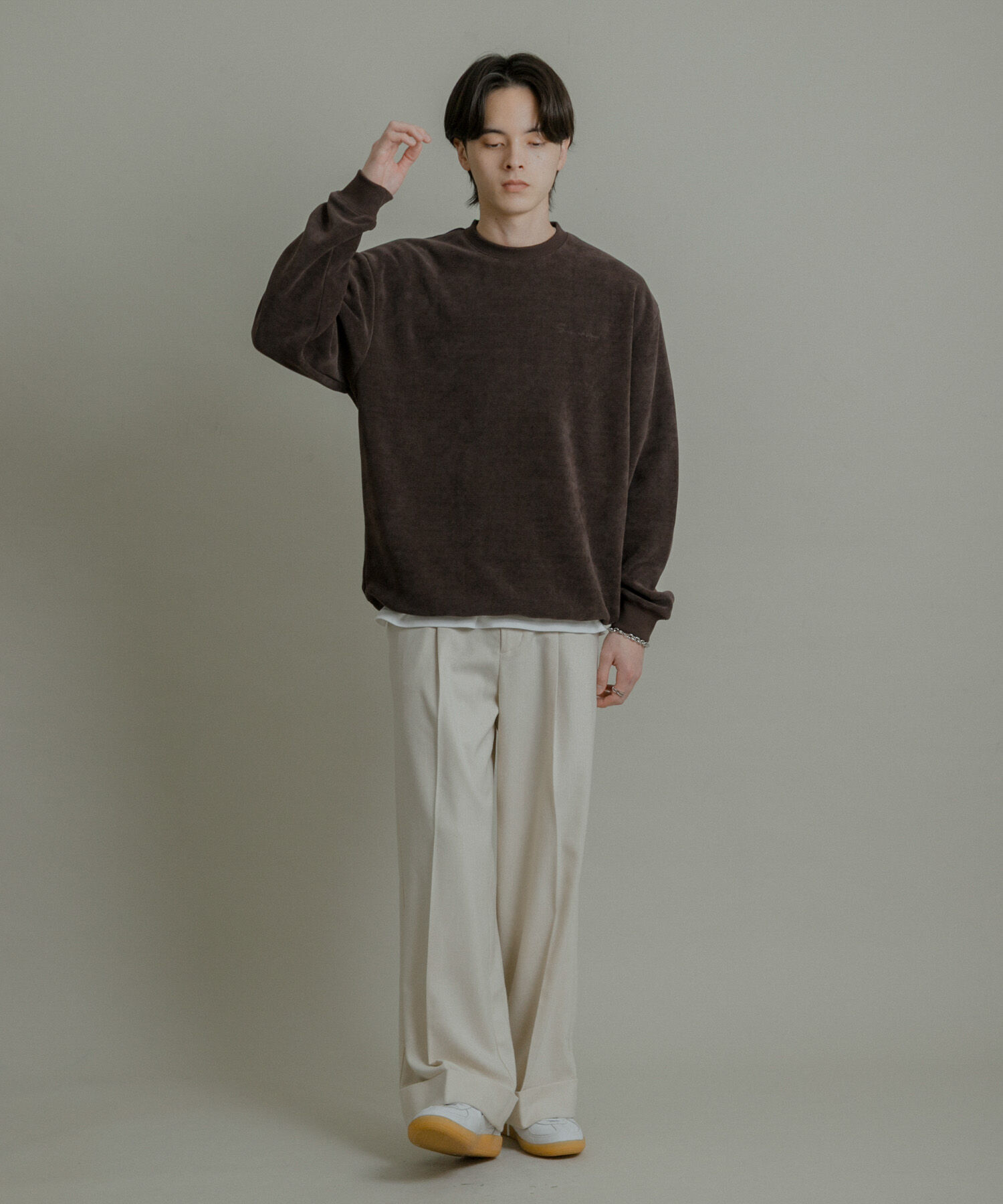 SENSE OF PLACE by URBAN RESEARCH「ニットフリースクルーネックプルオーバー」|ニット・セーター|