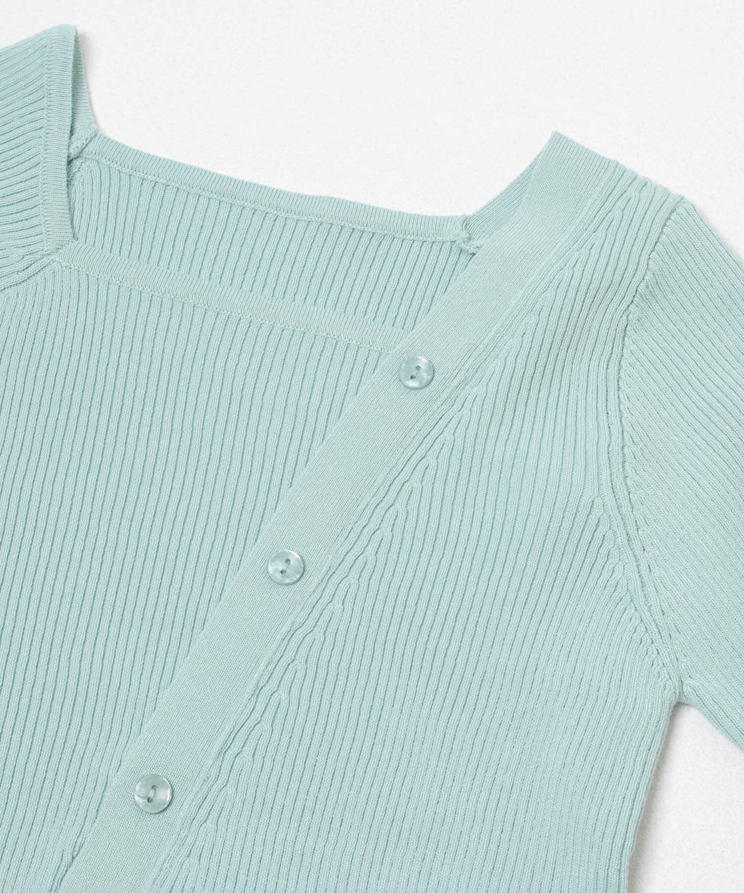 SENSE OF PLACE by URBAN RESEARCH「『洗濯可』アシメデザインリブセーター」|ニット・セーター|