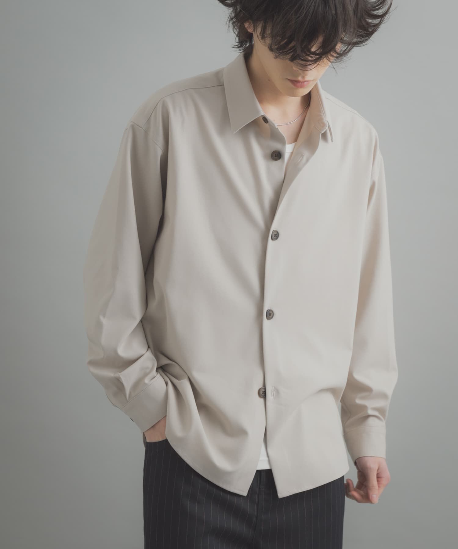 SENSE OF PLACE by URBAN RESEARCH「『ユニセックス』『イージーケア』カラールーズシャツ」|シャツ・ブラウス|